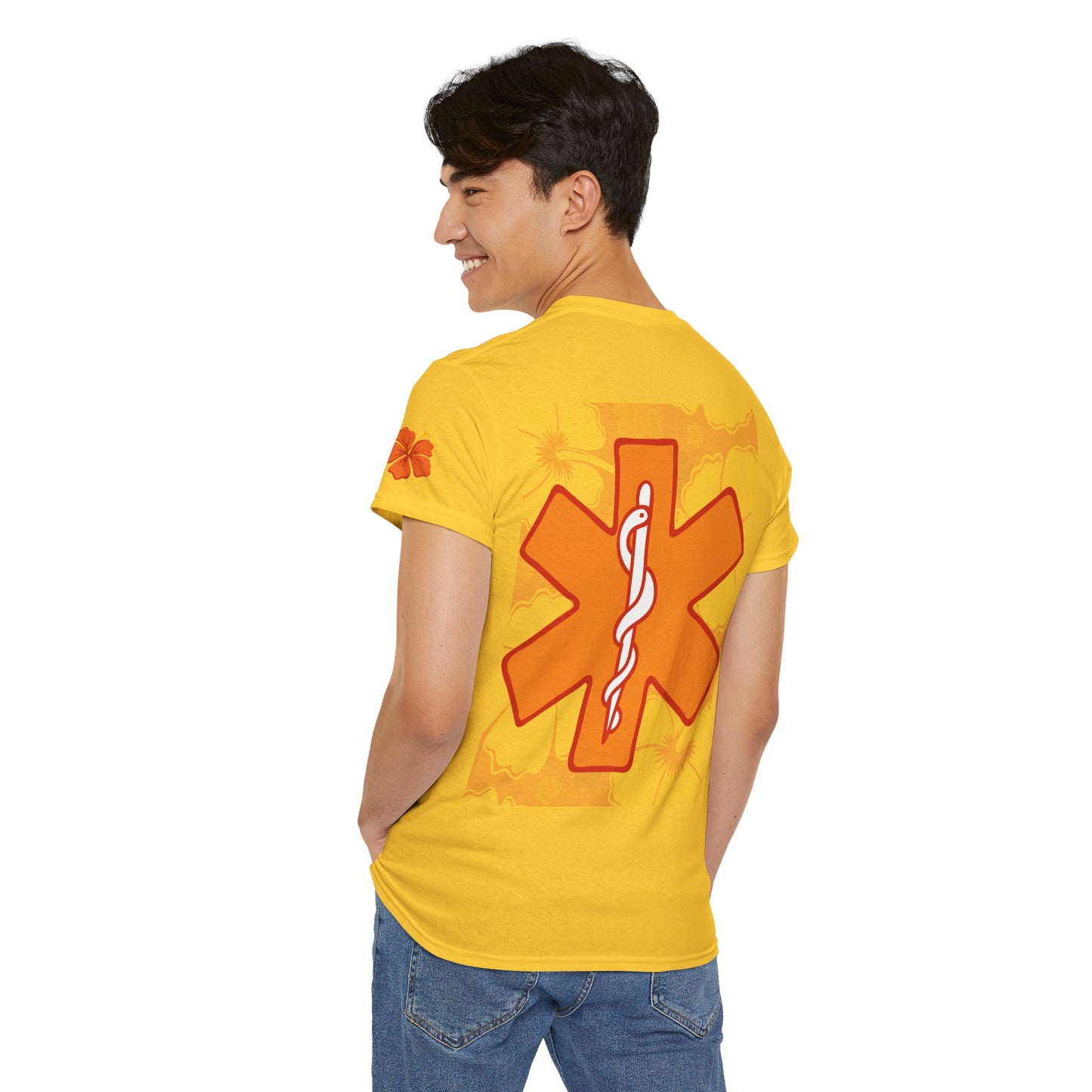 Hawaiian healthcare worker t shirt summer gift for healthcare heroes Unisex Heavy Cotton Tee