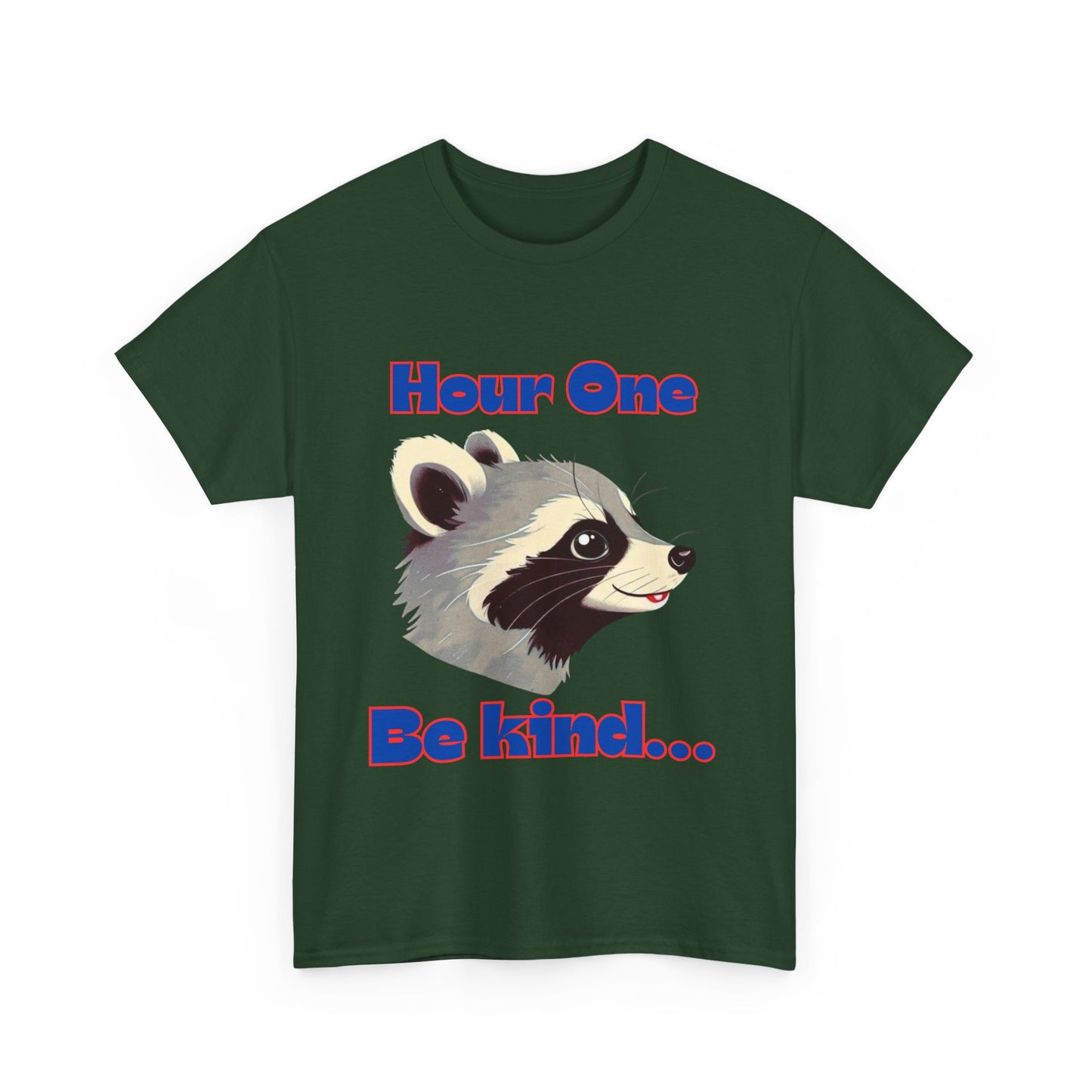 Funny nursing raccoon t shirt Be Kind its a long shift raccoon t-shirt healthcare worker hour one hour twelve before and after tee
