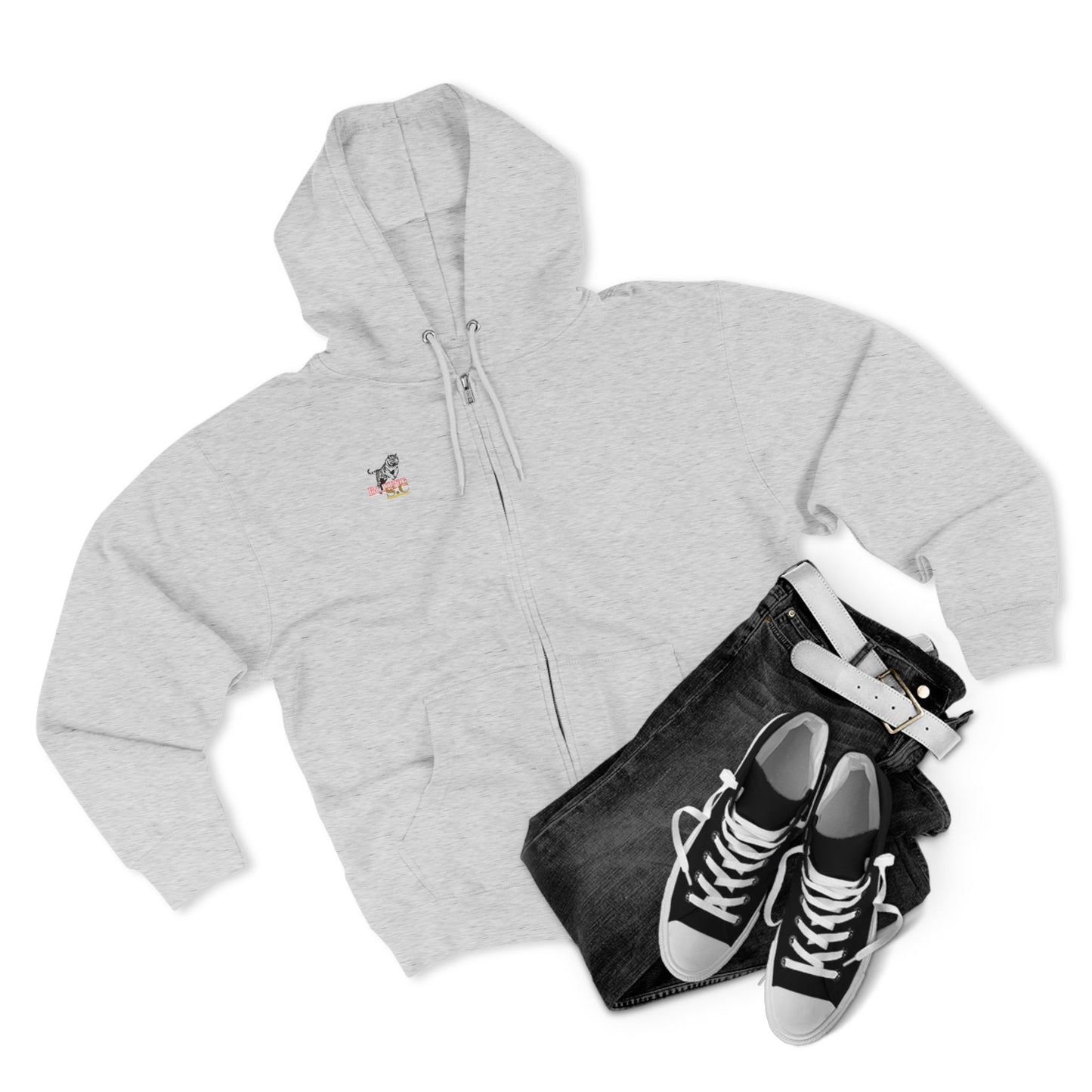 Zipper hoodie, (STONE CRADLE) boxing