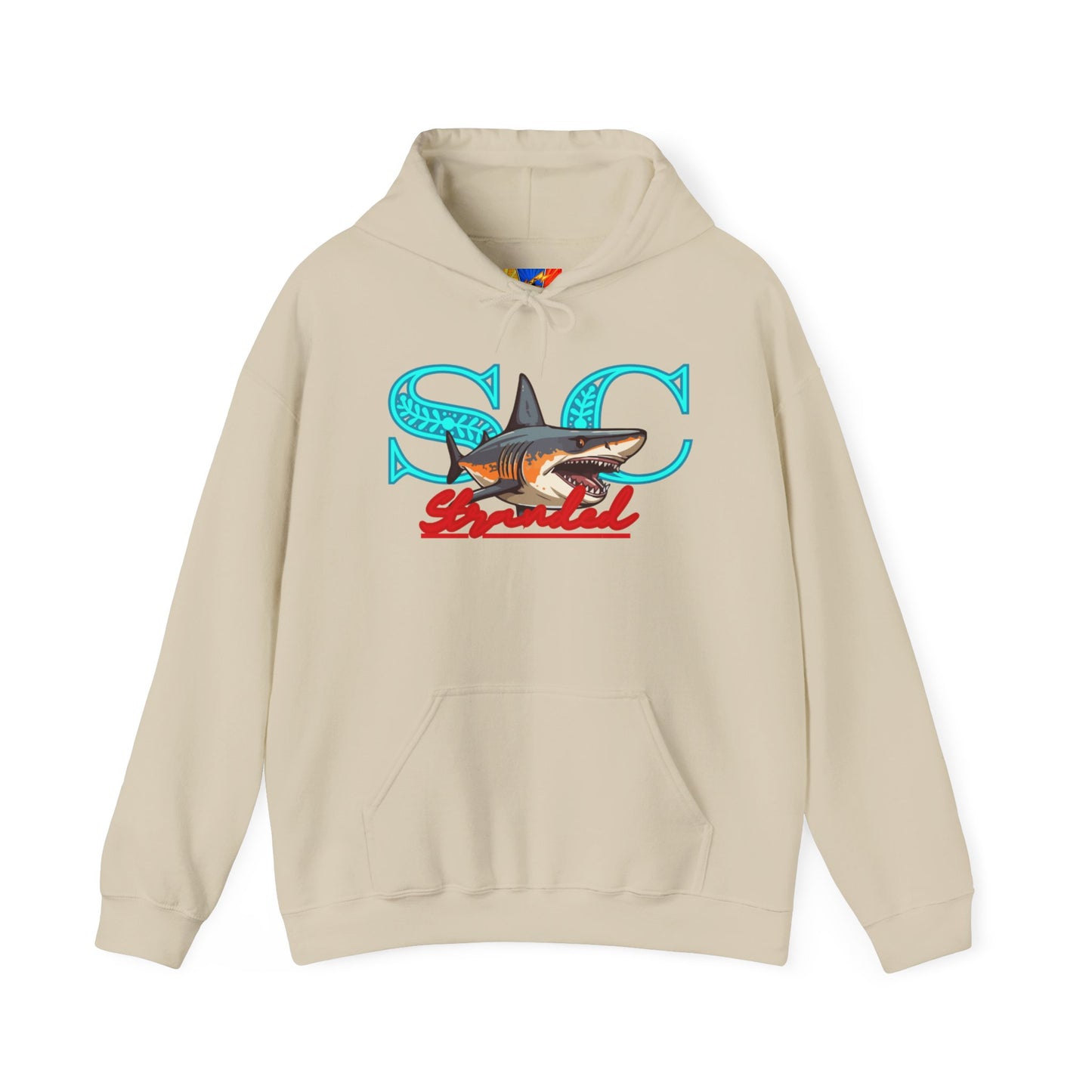 Hooded sweat shirt (stone cradle) stranded line