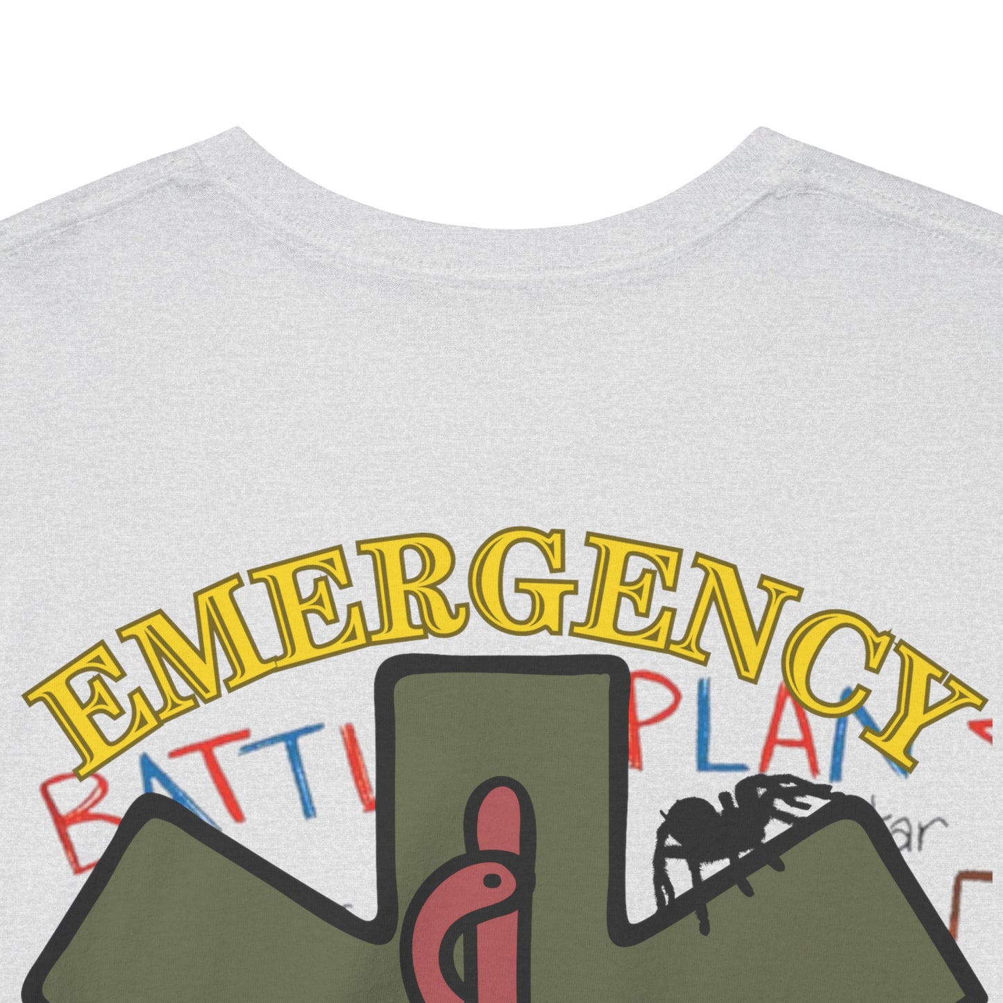 Home Alone in the ED Christmas themed Unisex Heavy Cotton Tee