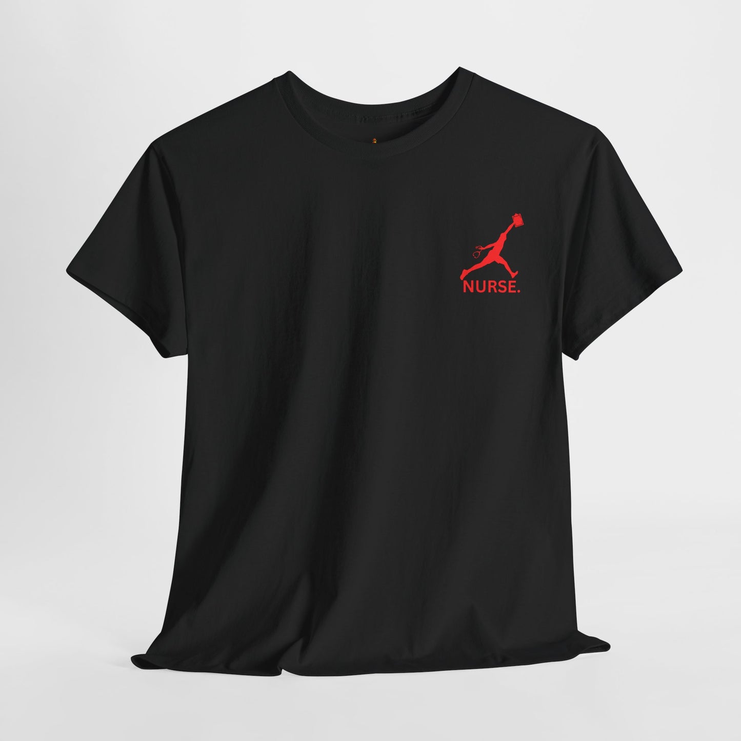 Nursing jumpman t shirt gift nurses week sporty nurse gift Unisex Heavy Cotton Tee
