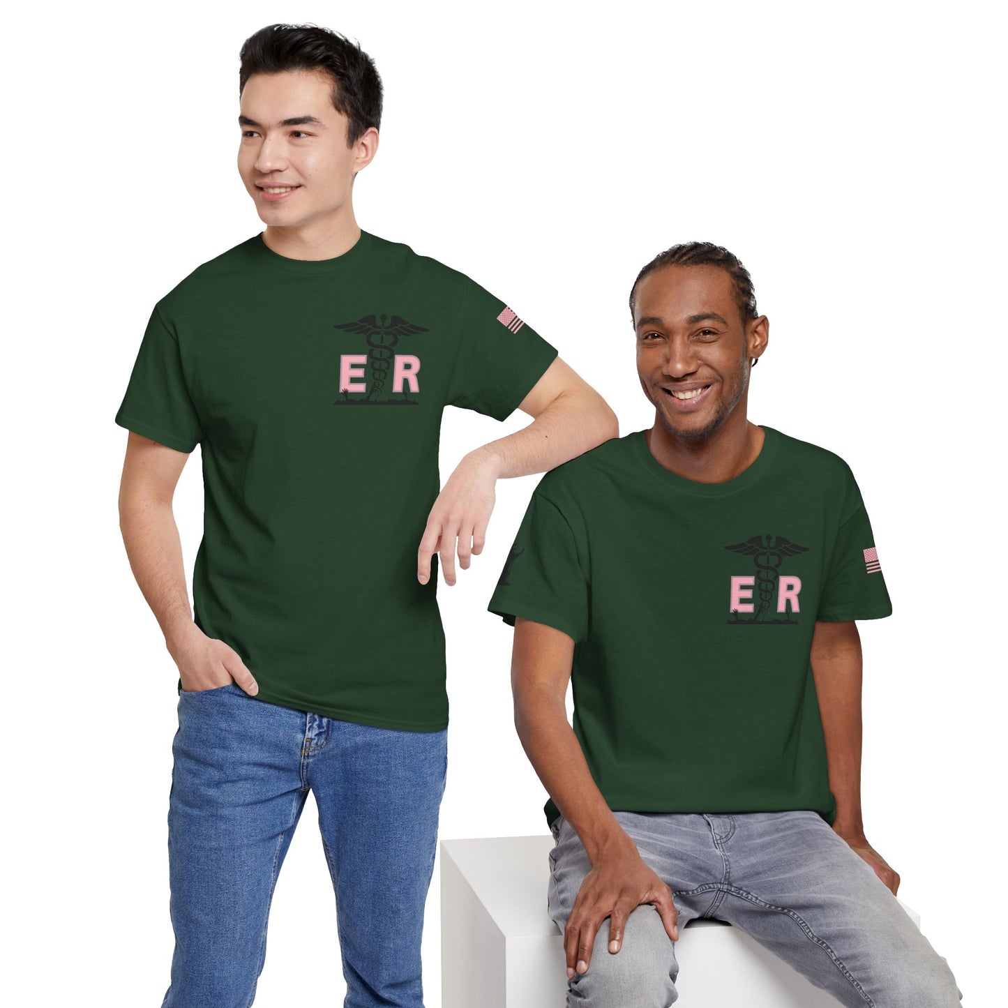 ER Halloween strawberry moon Night of the Living Dead t shirt Unisex Heavy Cotton Tee