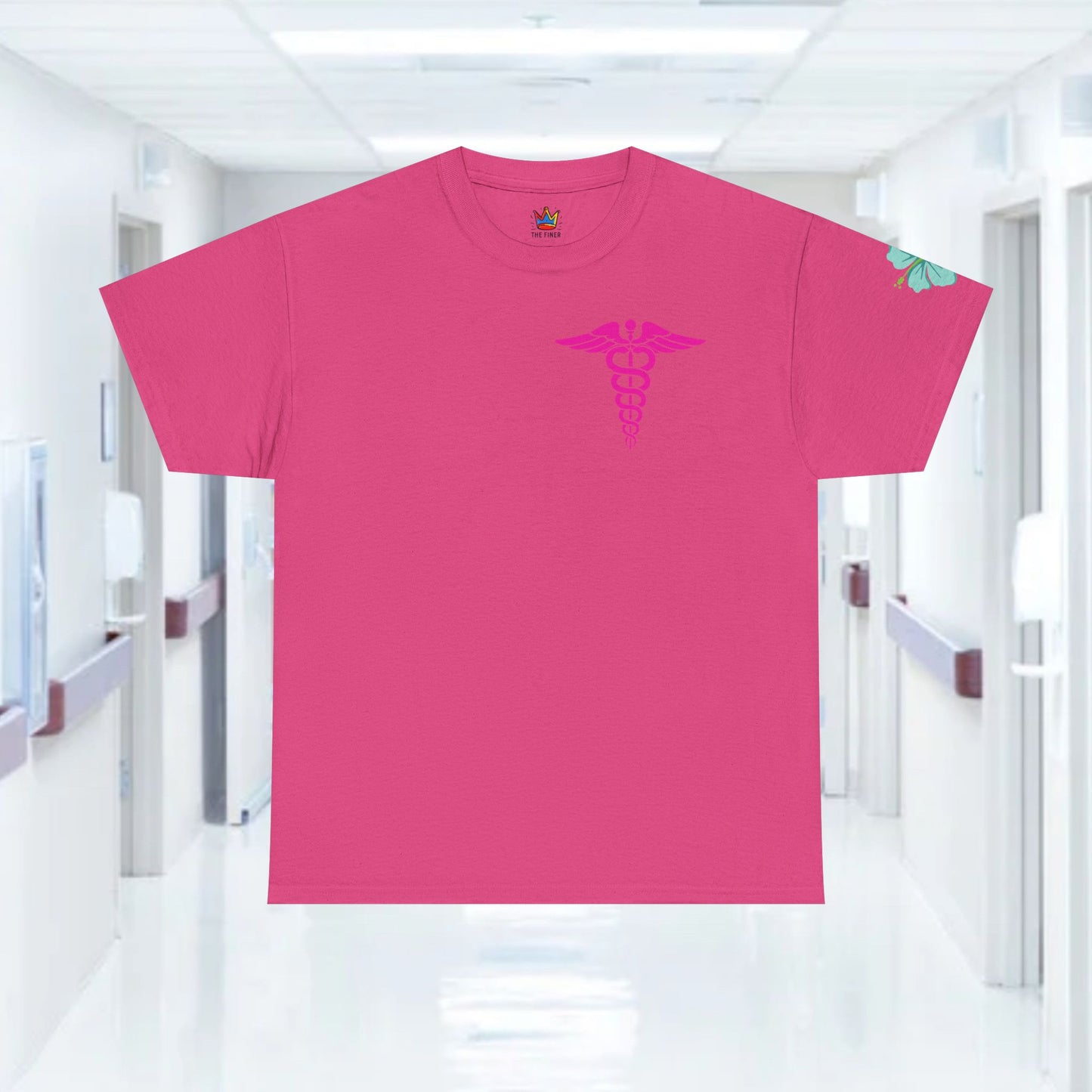 Copy of Summertime RN Hawaiian themed t shirt gift for nurses week floral RN shirt tropical themed RN healthcare worker gift t shirt