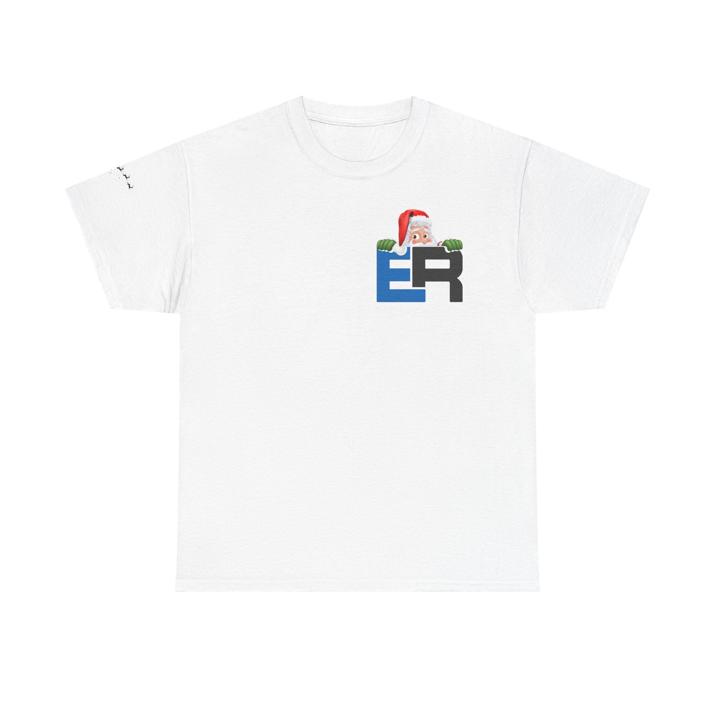 Emergency Room Christmas Unisex Tee - Santa Snowflakes Holiday Cheer Shirt, ER Nurse Doctor Gift, Xmas Medical Staff Apparel, Holiday Season