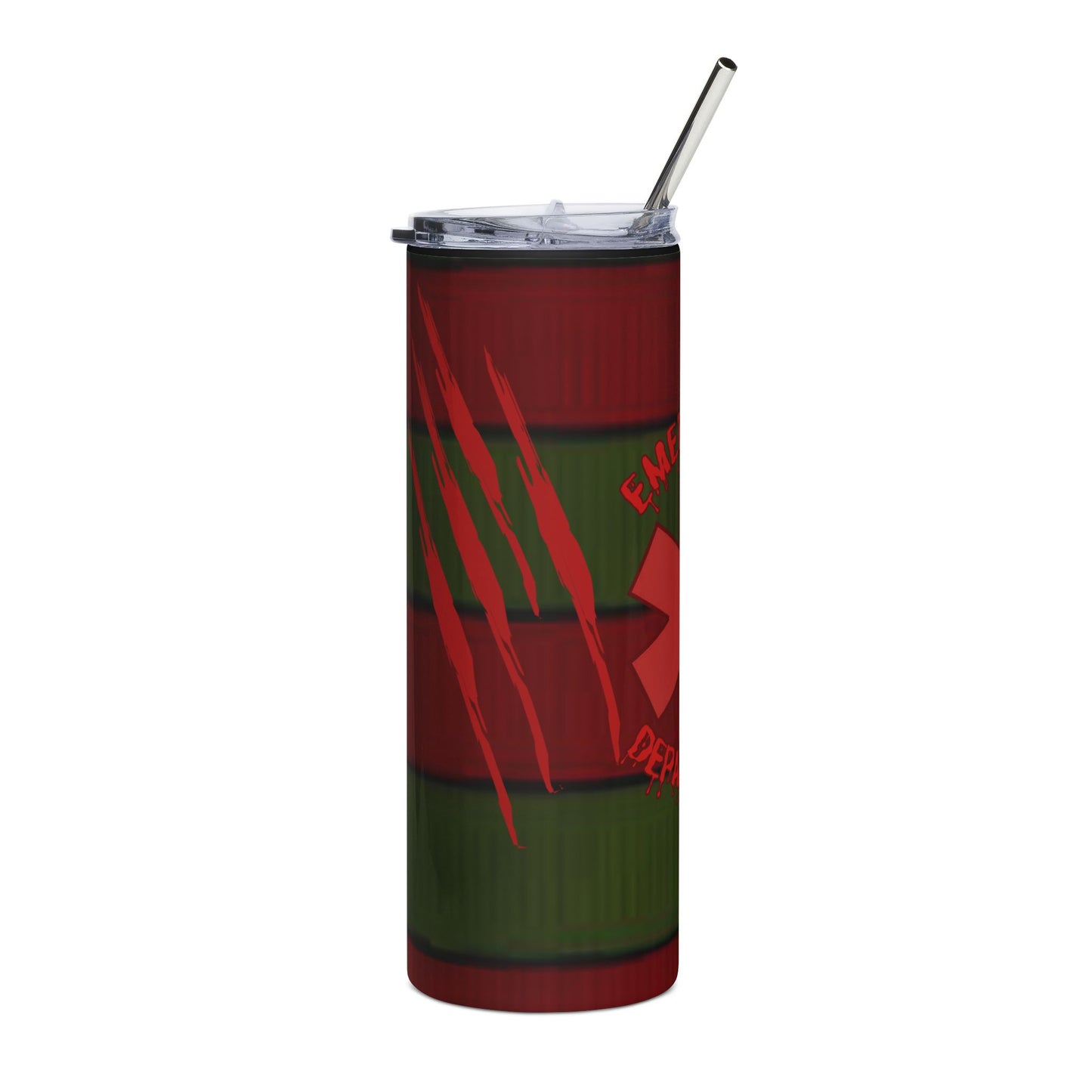 Nightmare in the Emergency Department Halloween scary Freddy Stainless Steel Tumbler, 20oz