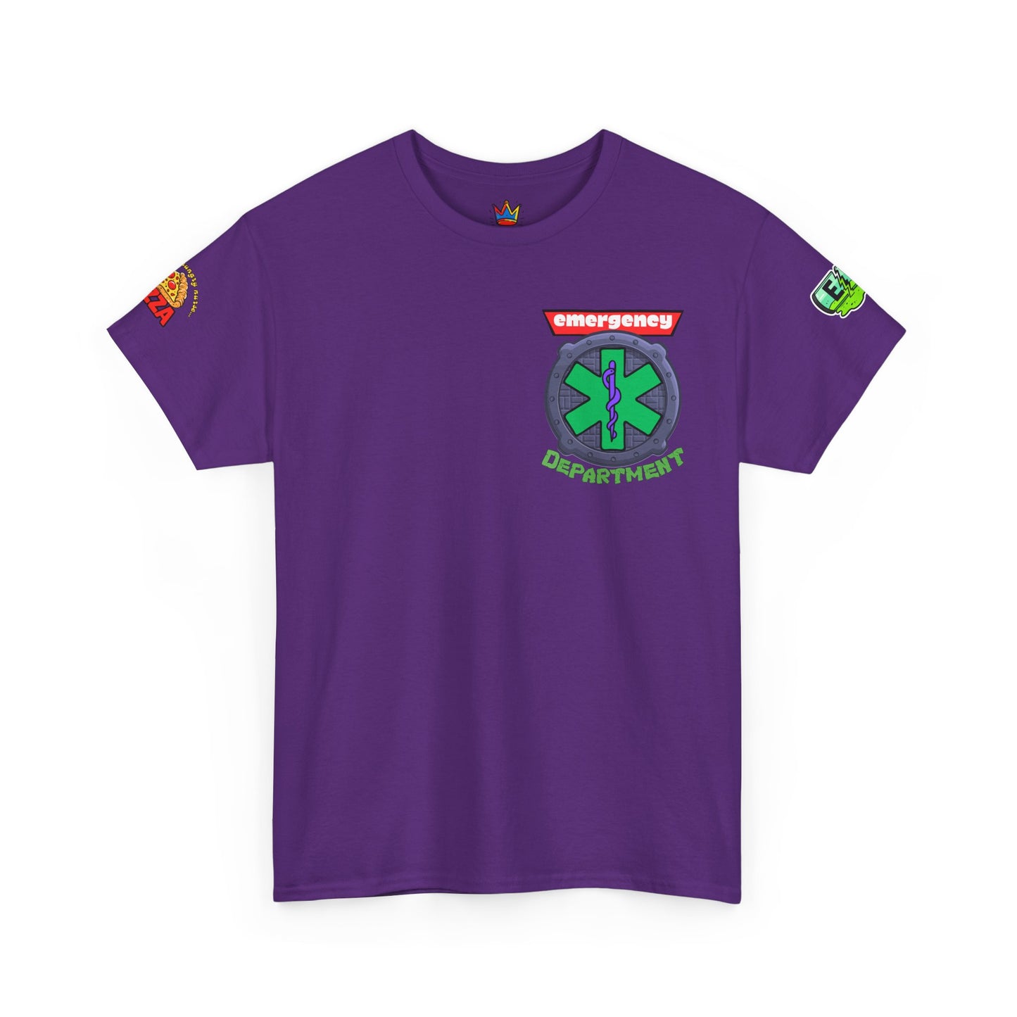 ER staff tee shirt nostalgic turtle power pizza time