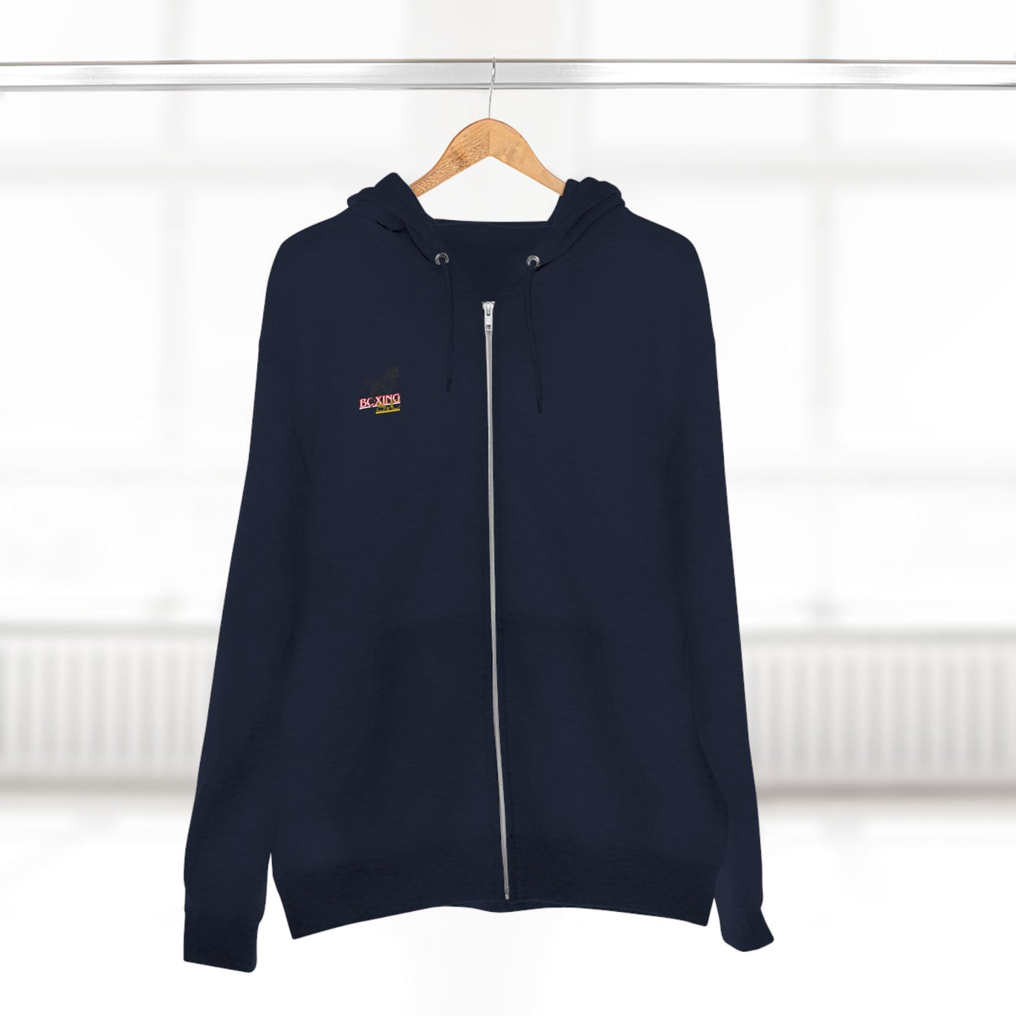 Zipper hoodie, (STONE CRADLE) boxing