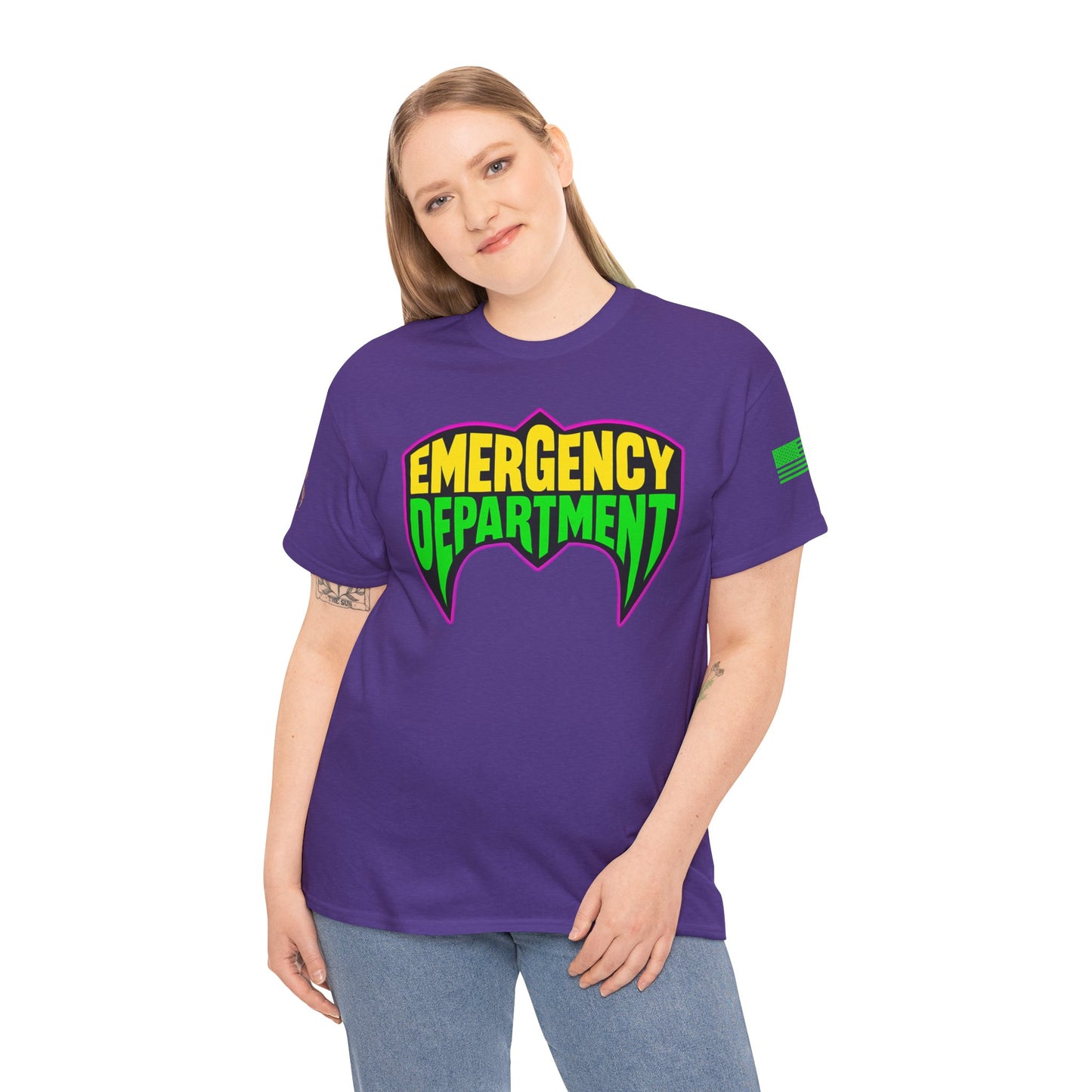The Ultimate ER tee homage to wrestling legends Unisex Heavy Cotton Tee