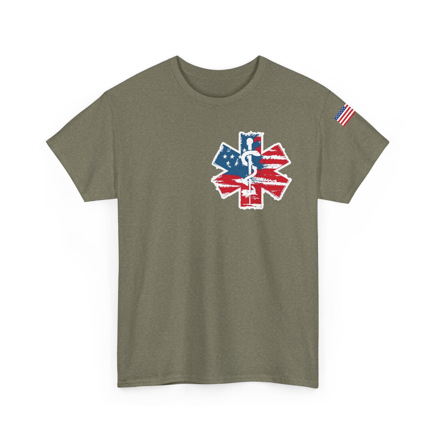 Patriotic nursing gift t shirt Unisex Heavy Cotton Tee