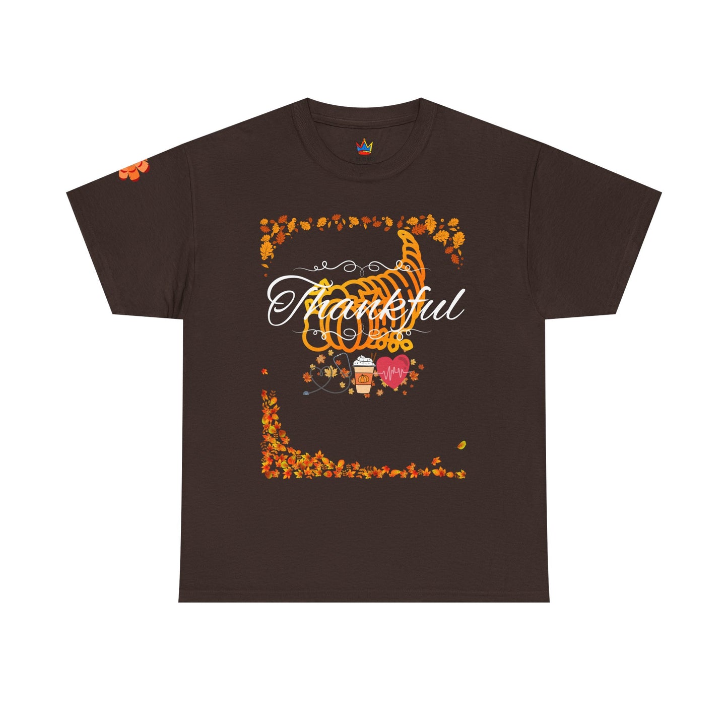 Thankful, Thanksgiving Emergency Department Unisex Heavy Cotton Tee