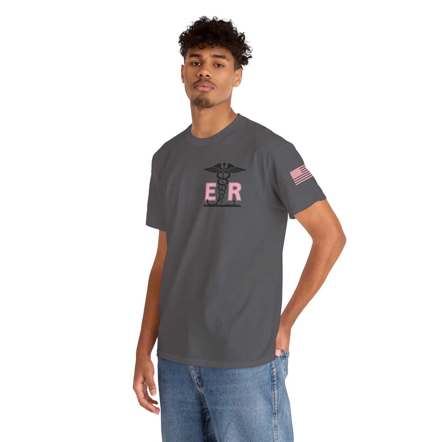 ER Halloween strawberry moon Night of the Living Dead t shirt Unisex Heavy Cotton Tee