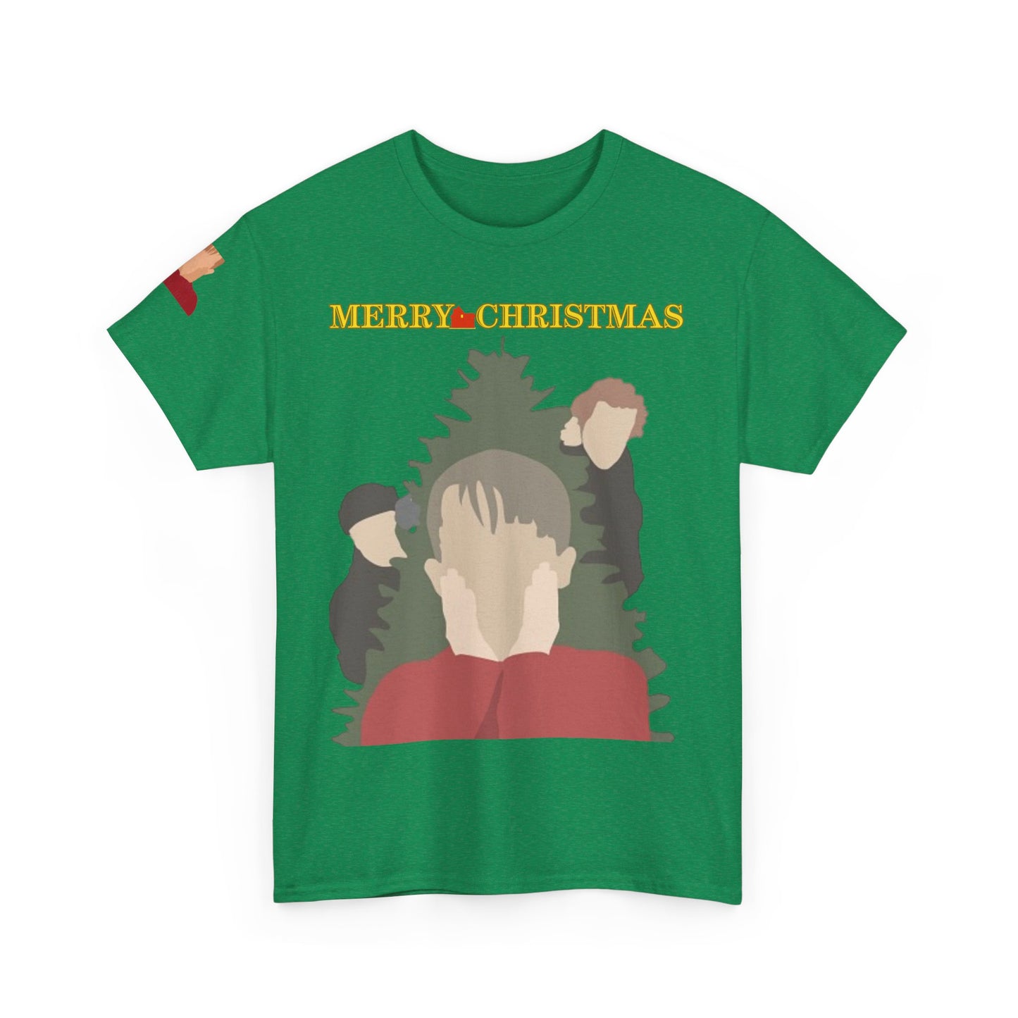 Home alone hospital edition Christmas Unisex Heavy Cotton Tee