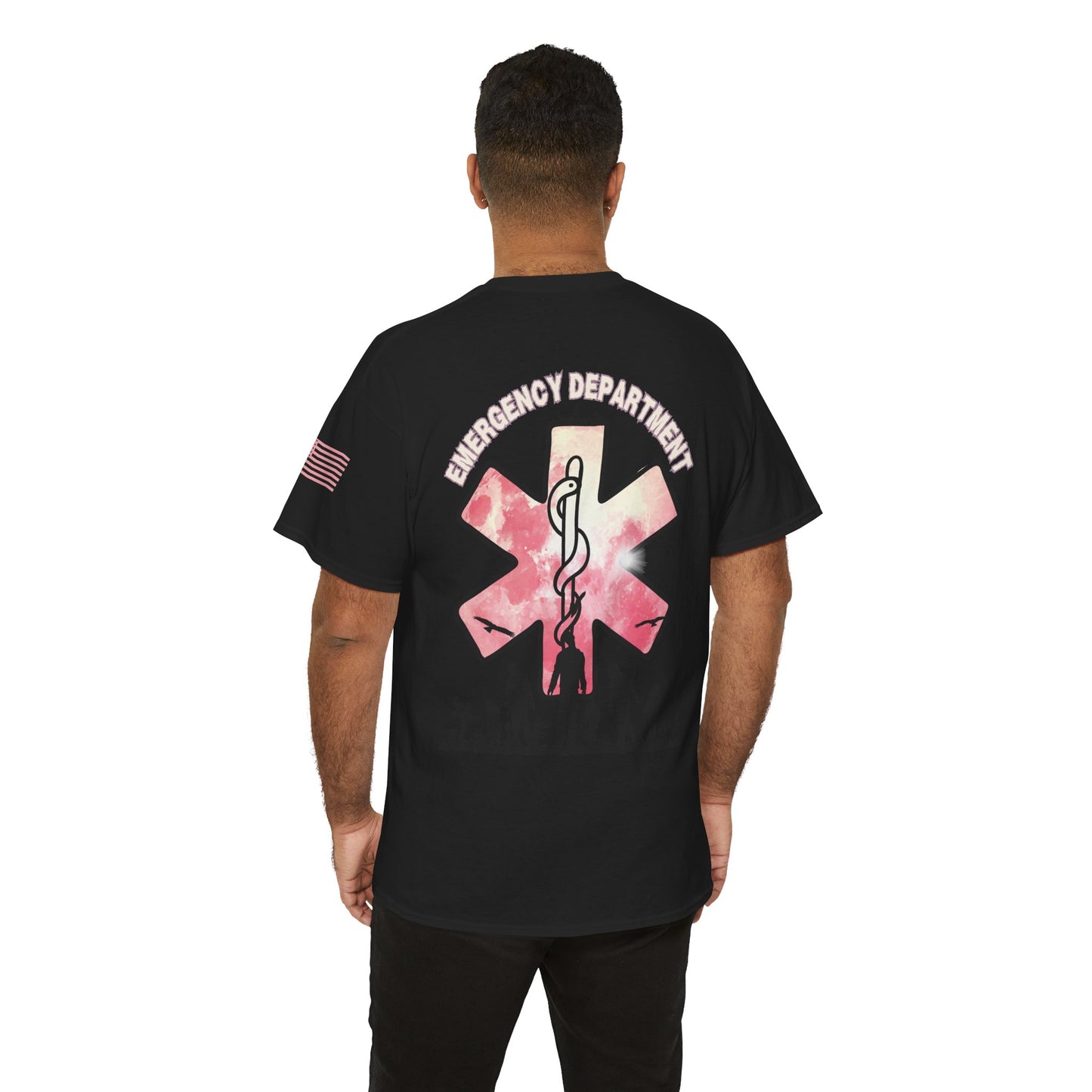 ER Halloween strawberry moon Night of the Living Dead t shirt Unisex Heavy Cotton Tee