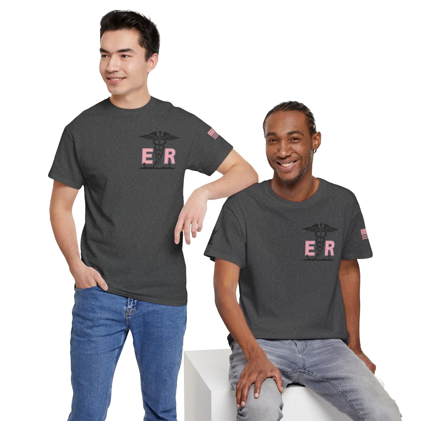 ER Halloween strawberry moon Night of the Living Dead t shirt Unisex Heavy Cotton Tee