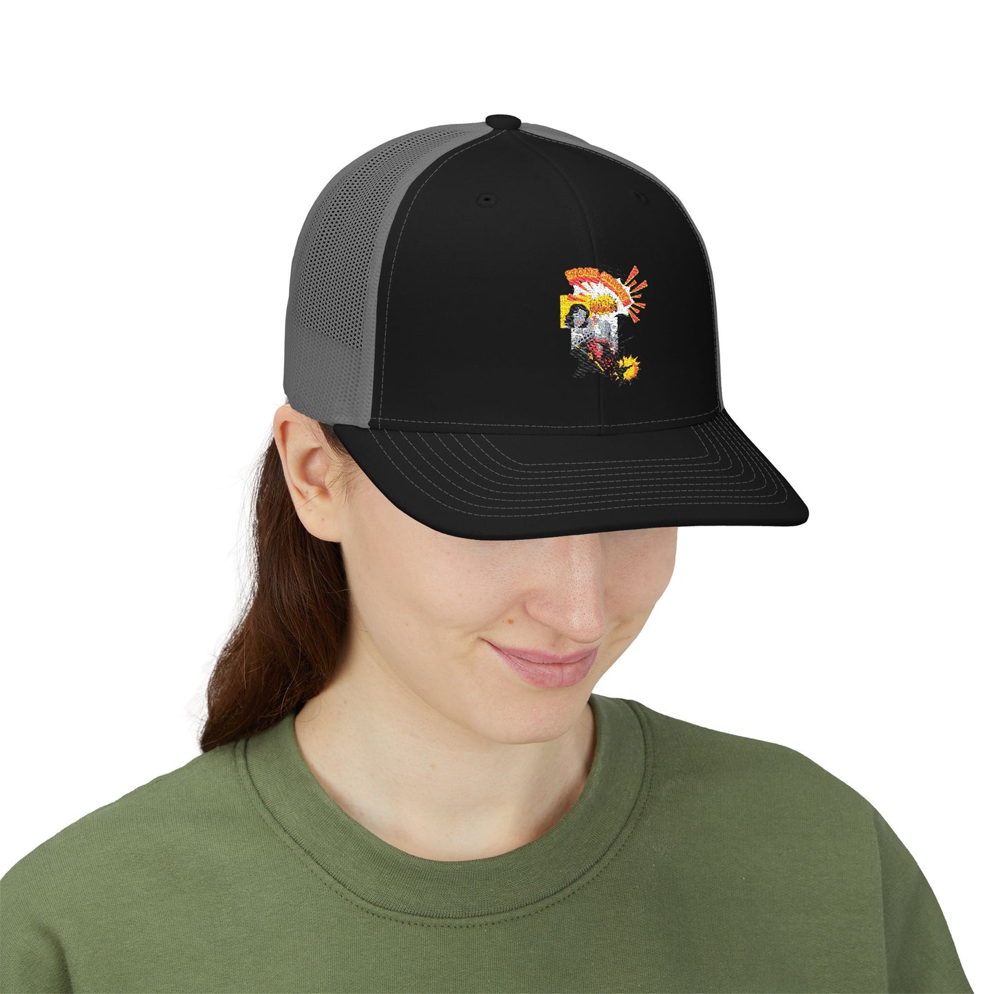 Snapback Trucker Cap (Embroidery) stone cradle