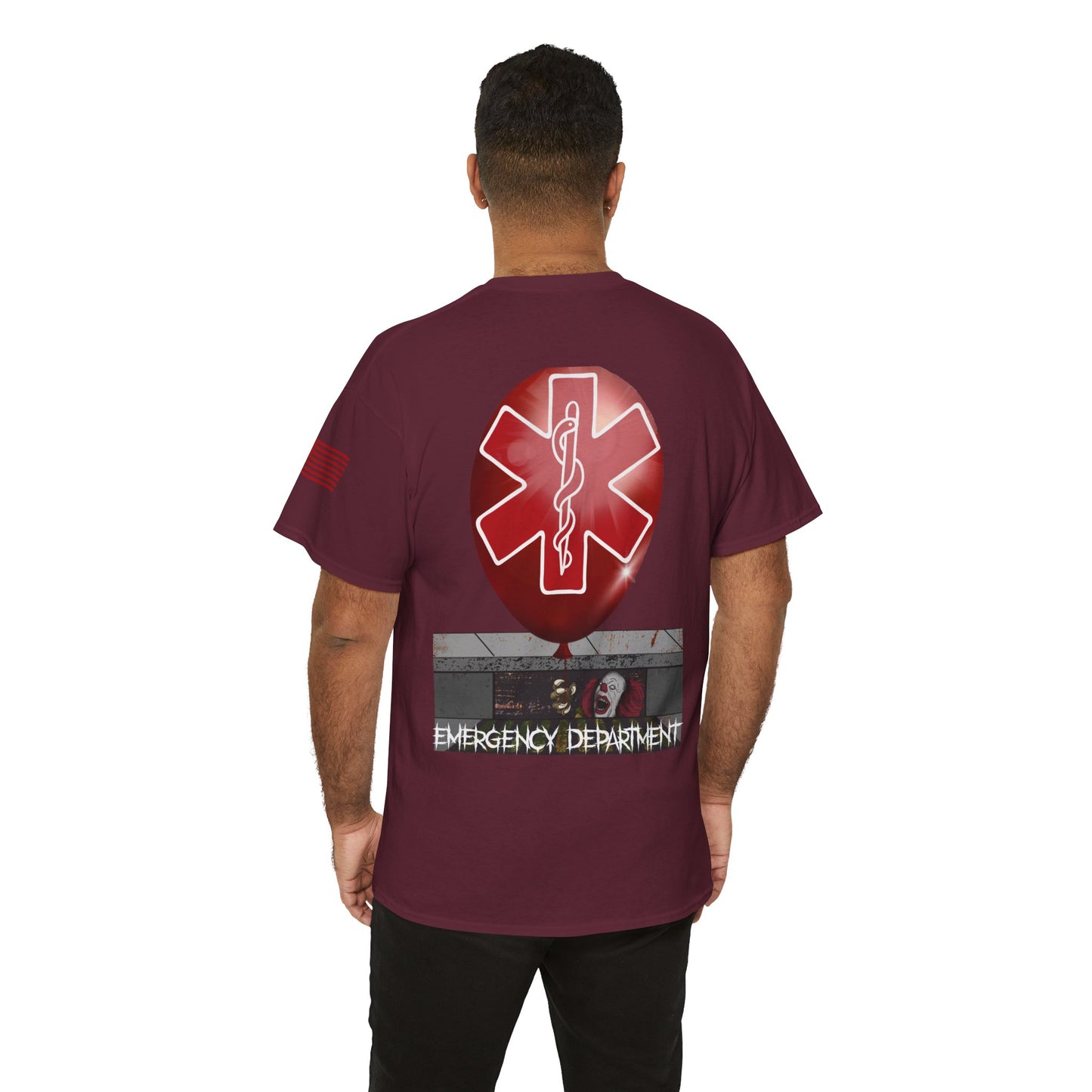 ER halloween clown t shirt Unisex Heavy Cotton Tee