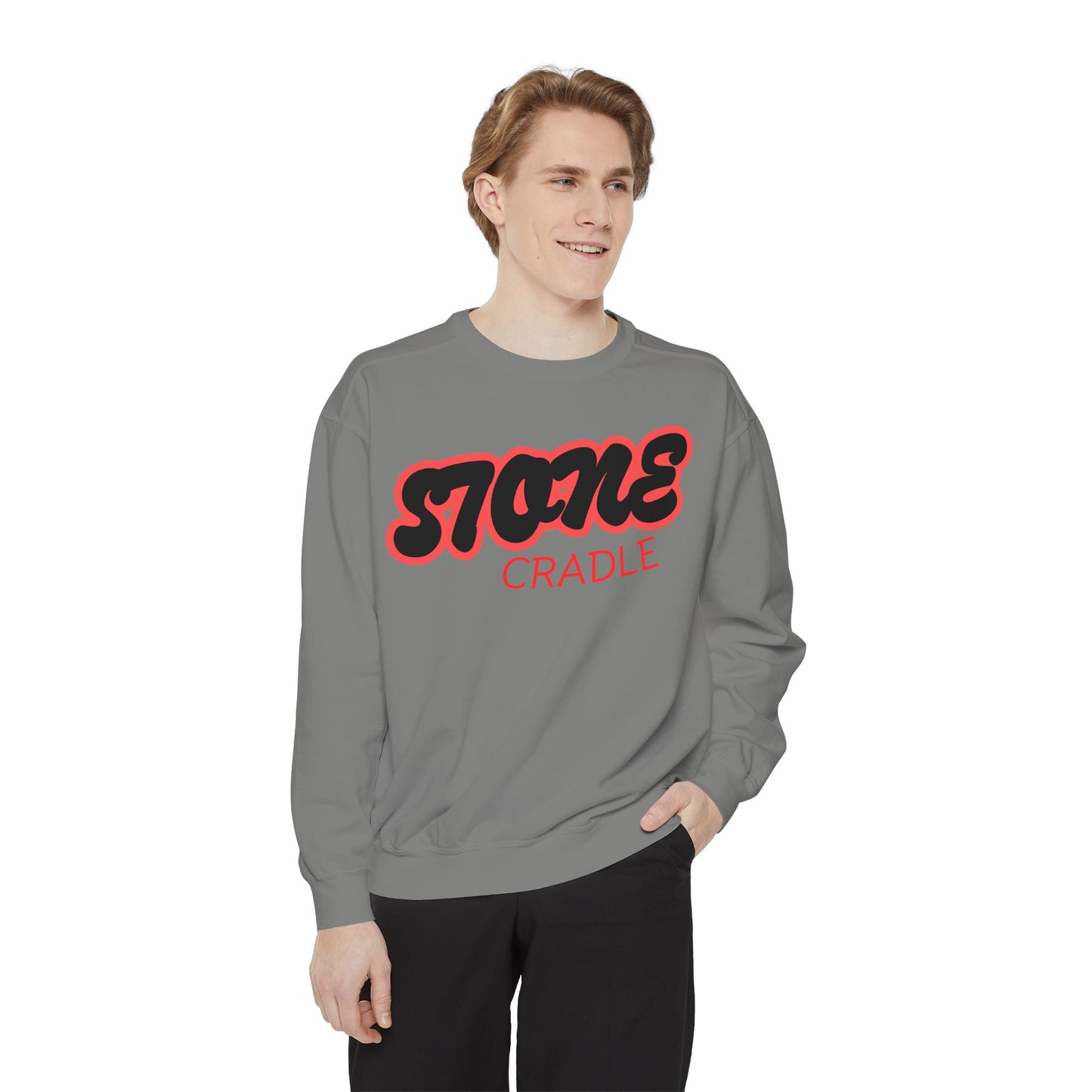 Unisex Garment-Dyed stone cradle sweat shirt