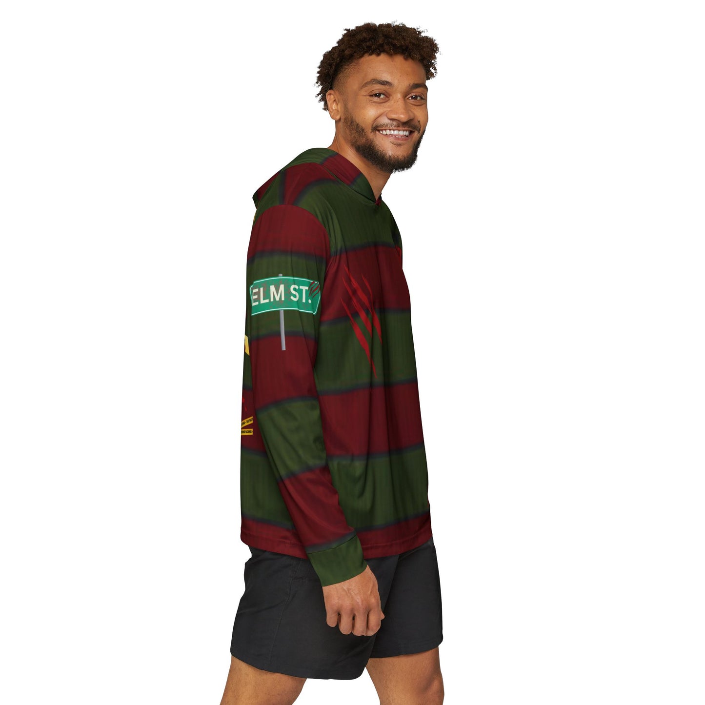 Halloween in the ER Nightmare on my street Sports Warmup Hoodie (AOP)