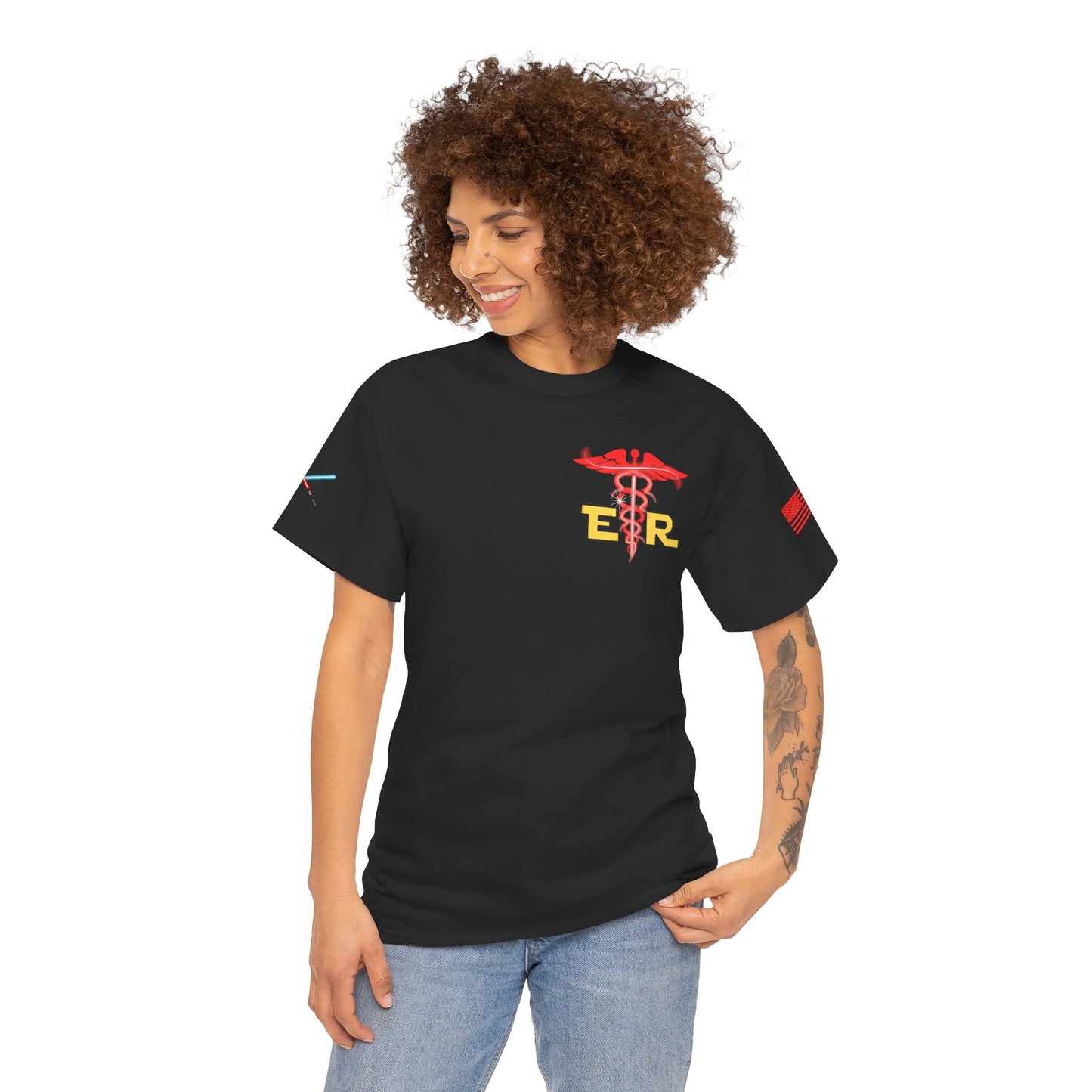 Embrace the dark side galactic Unisex Heavy Cotton Tee