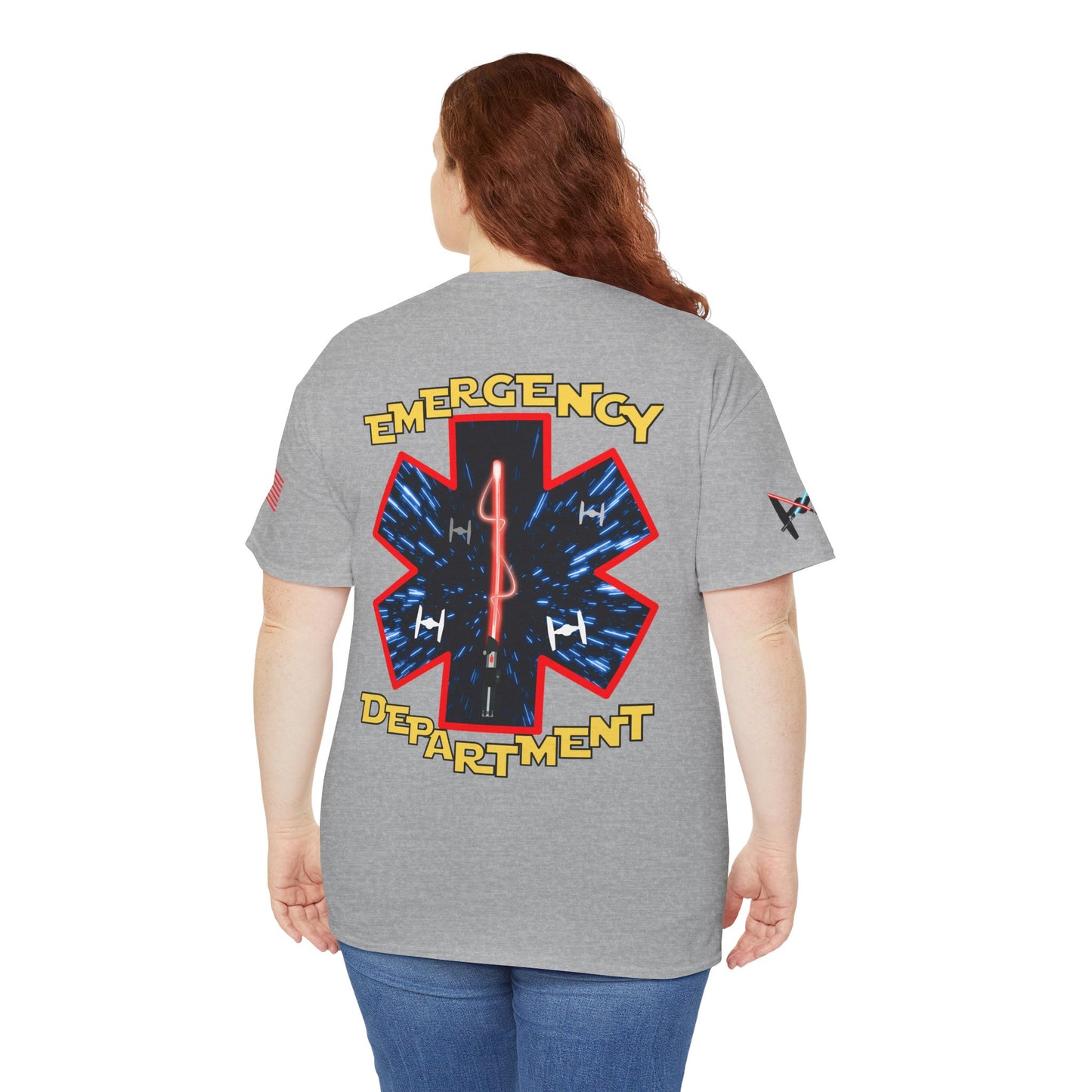 Embrace the dark side galactic Unisex Heavy Cotton Tee