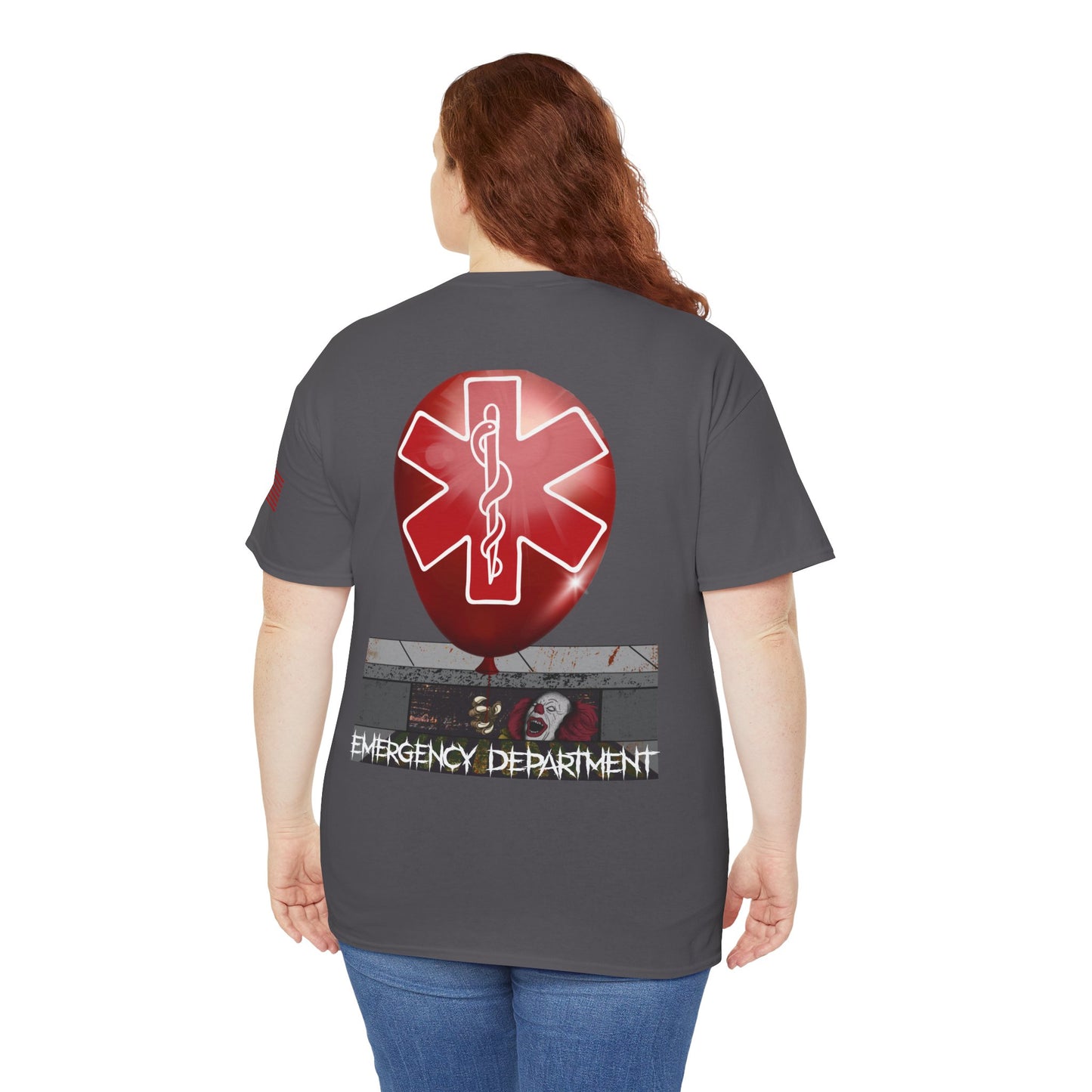 ER halloween clown t shirt Unisex Heavy Cotton Tee