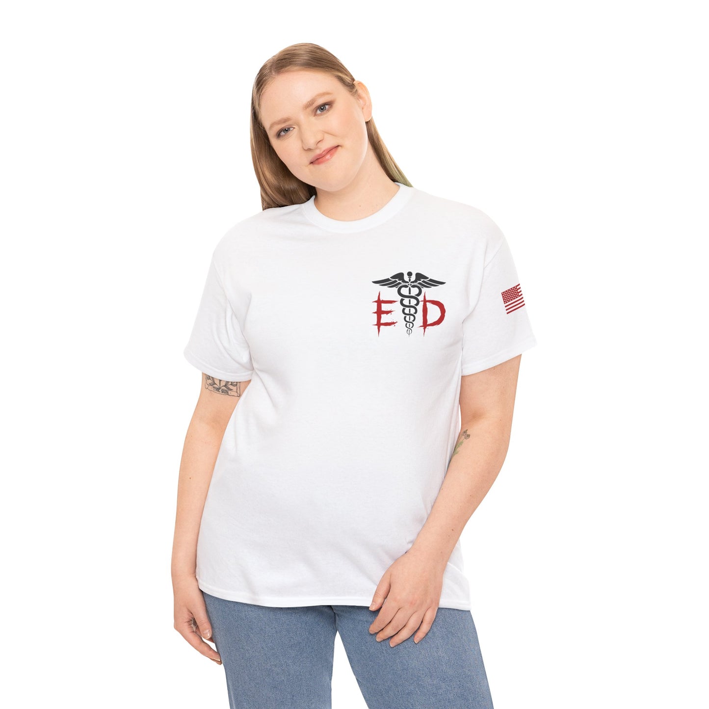 ER halloween clown t shirt Unisex Heavy Cotton Tee
