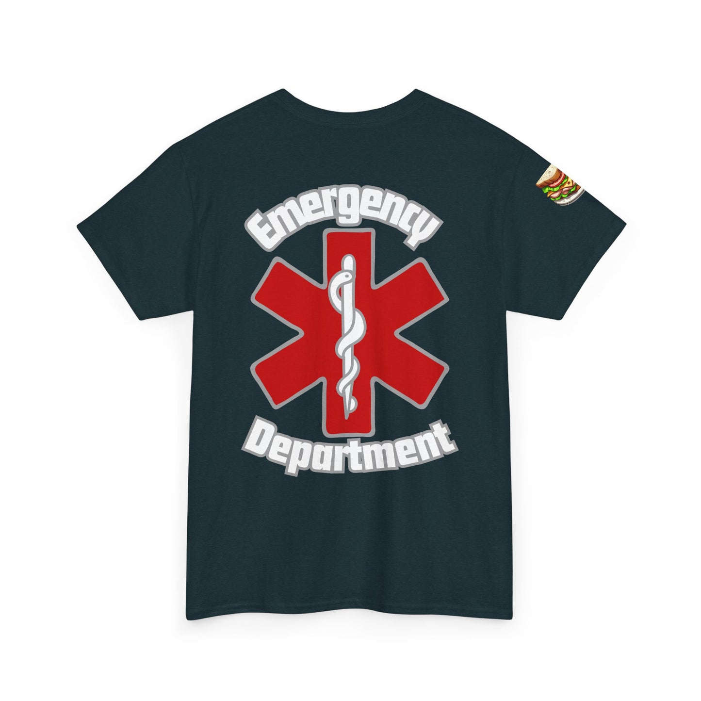 ER humor tee: Hi! Ask me about our turkey sandwiches