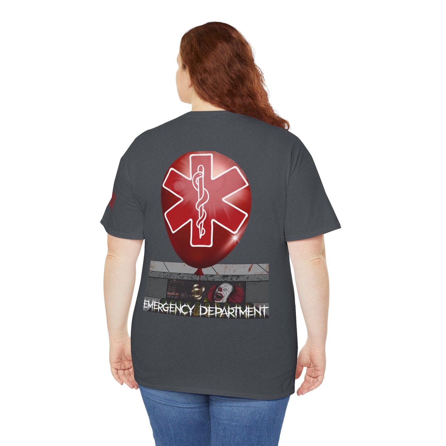 ER halloween clown t shirt Unisex Heavy Cotton Tee