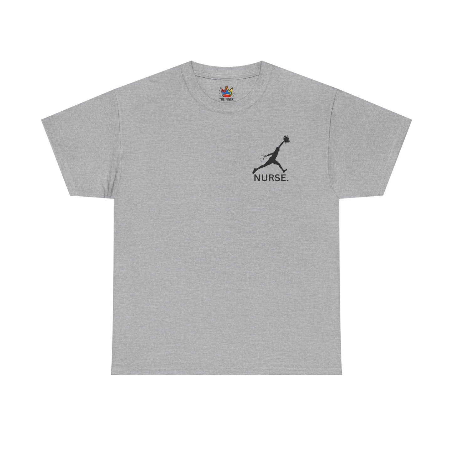 Jumpman Nurse T Shirt Bold Multicolor Athletic Nurse Shirt, Unisex Heavy Cotton Tee, Nursing Graduation Gift, RN Medical Staff Shirt