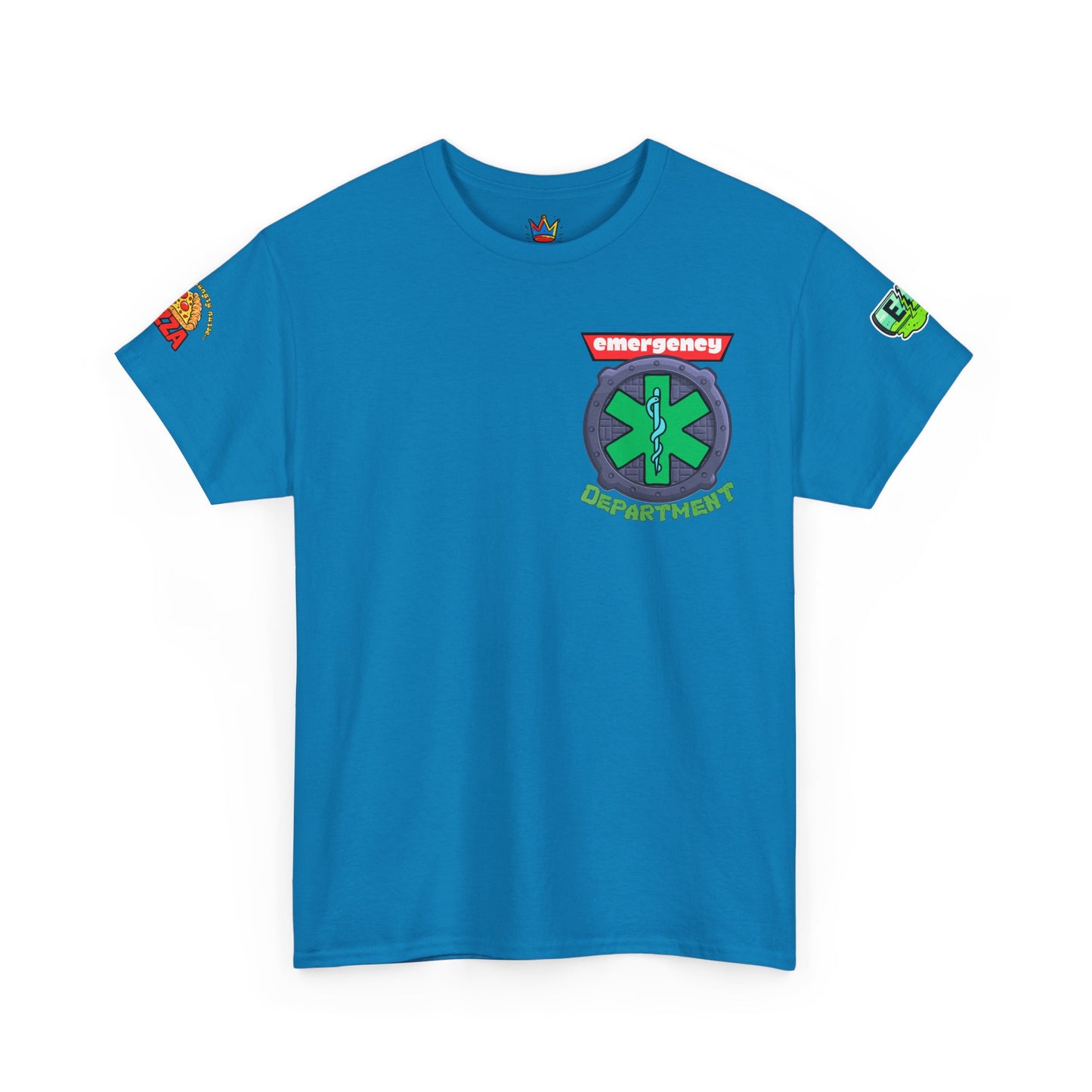 ER staff tee shirt nostalgic turtle power pizza time