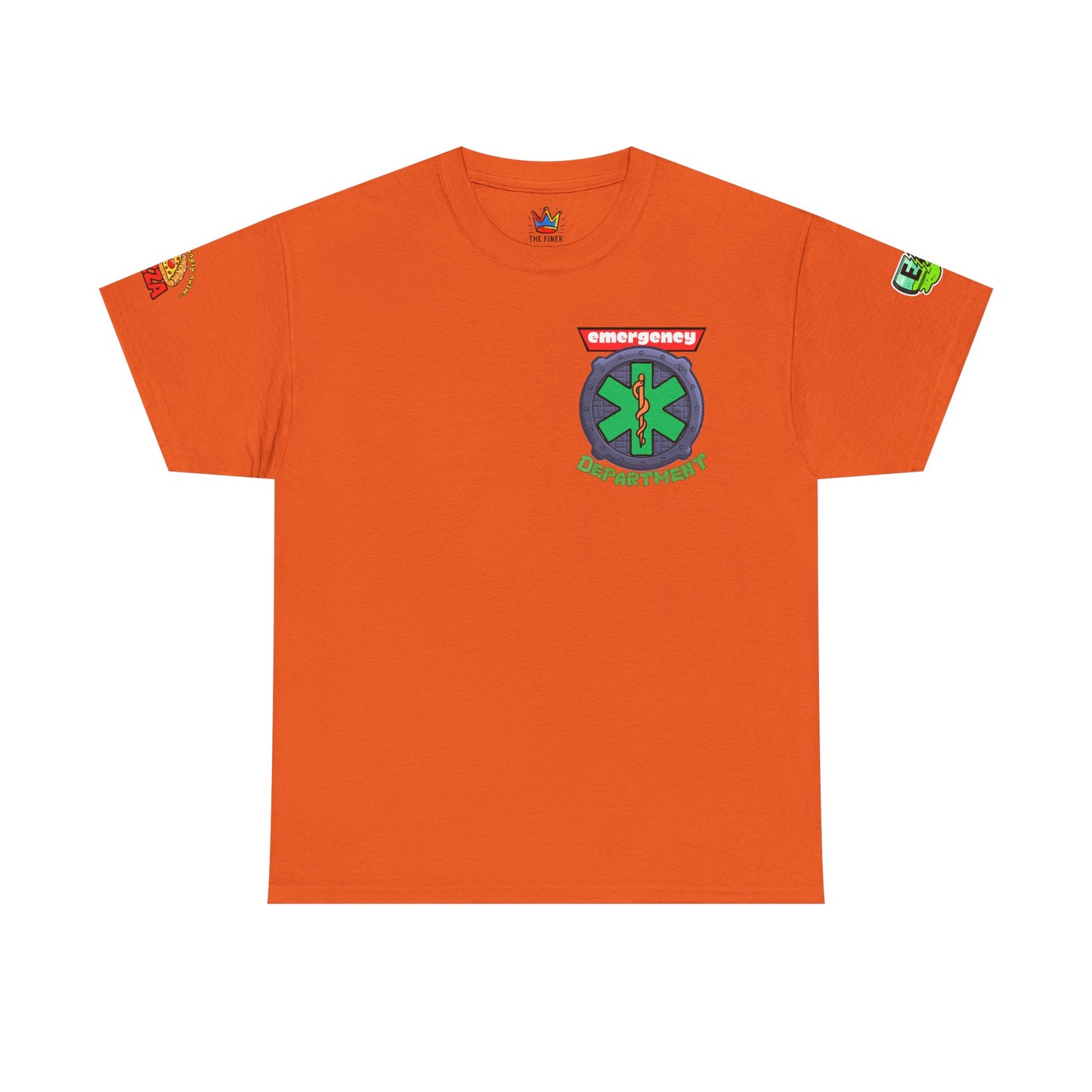 ER staff tee shirt nostalgic turtle power pizza time