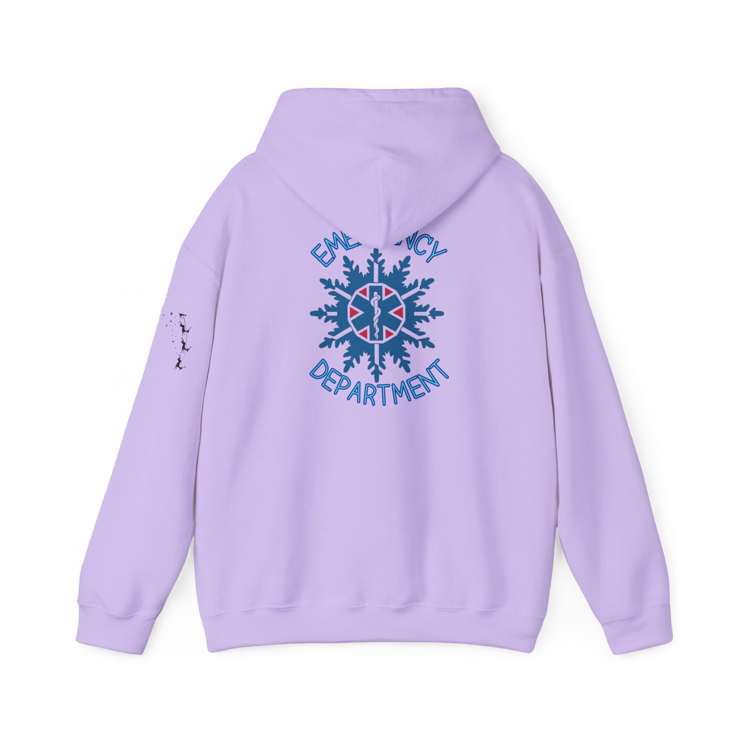 Holiday snowflake emergency department Unisex Heavy Blend™ Hooded Sweatshirt