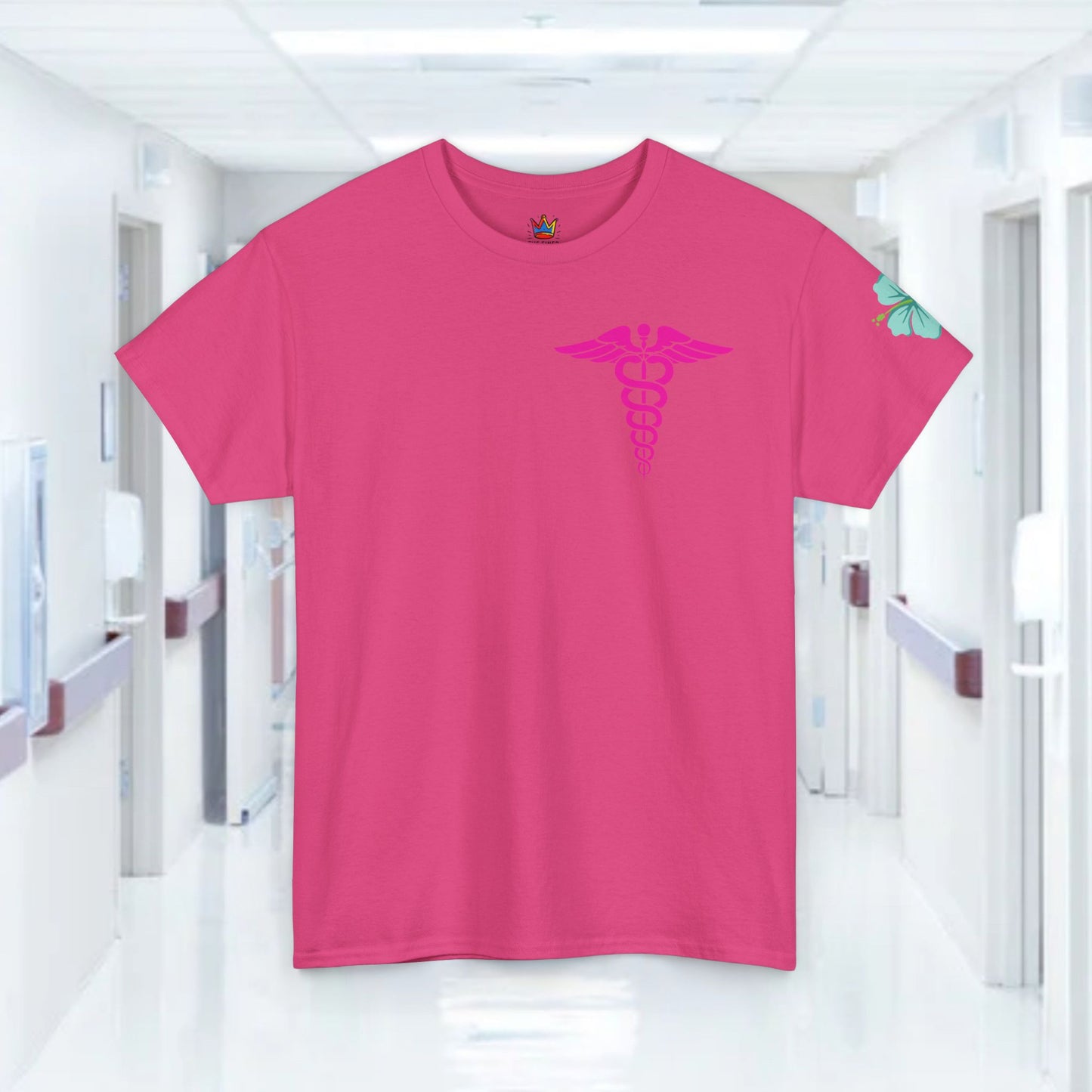 Copy of Summertime RN Hawaiian themed t shirt gift for nurses week floral RN shirt tropical themed RN healthcare worker gift t shirt