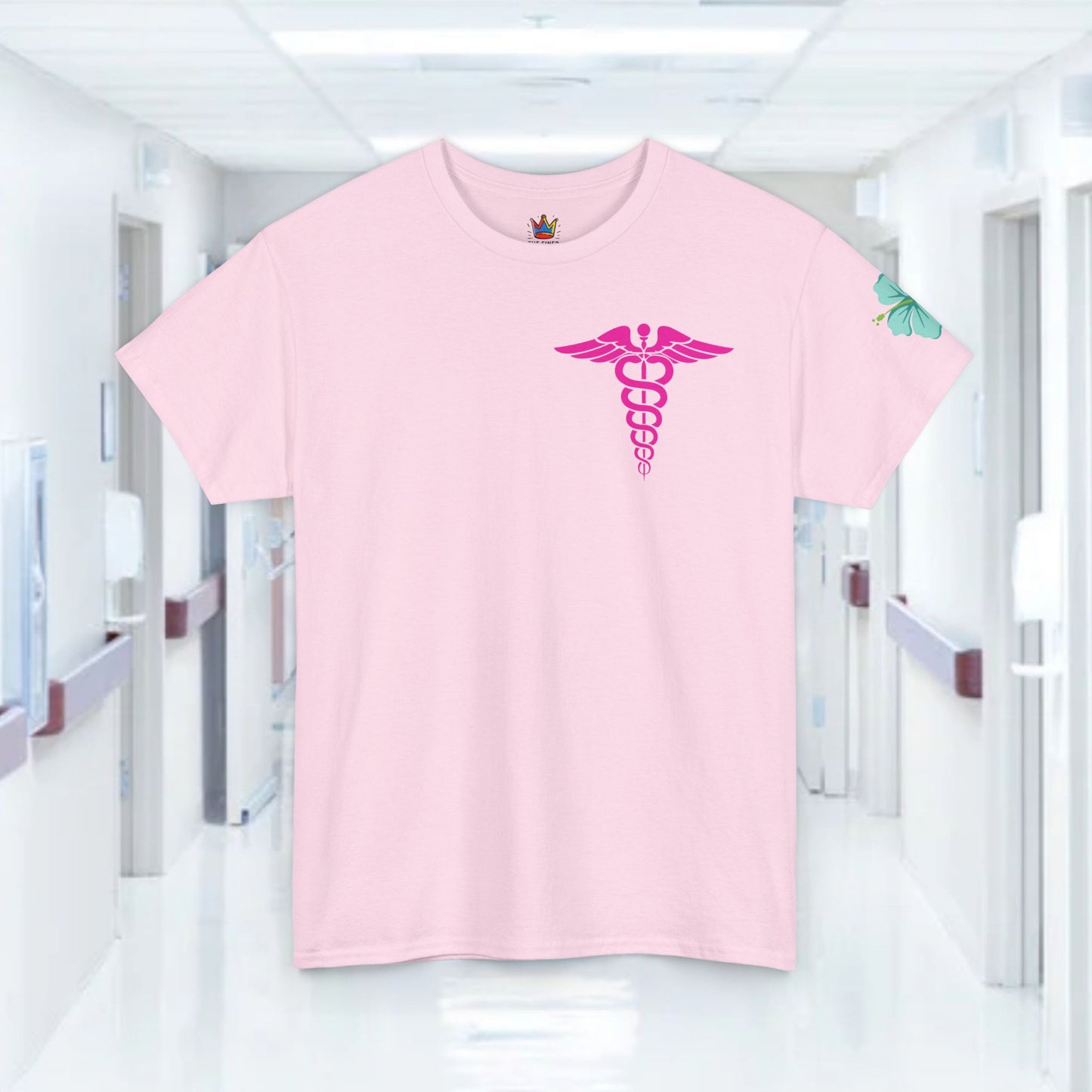 Copy of Summertime RN Hawaiian themed t shirt gift for nurses week floral RN shirt tropical themed RN healthcare worker gift t shirt