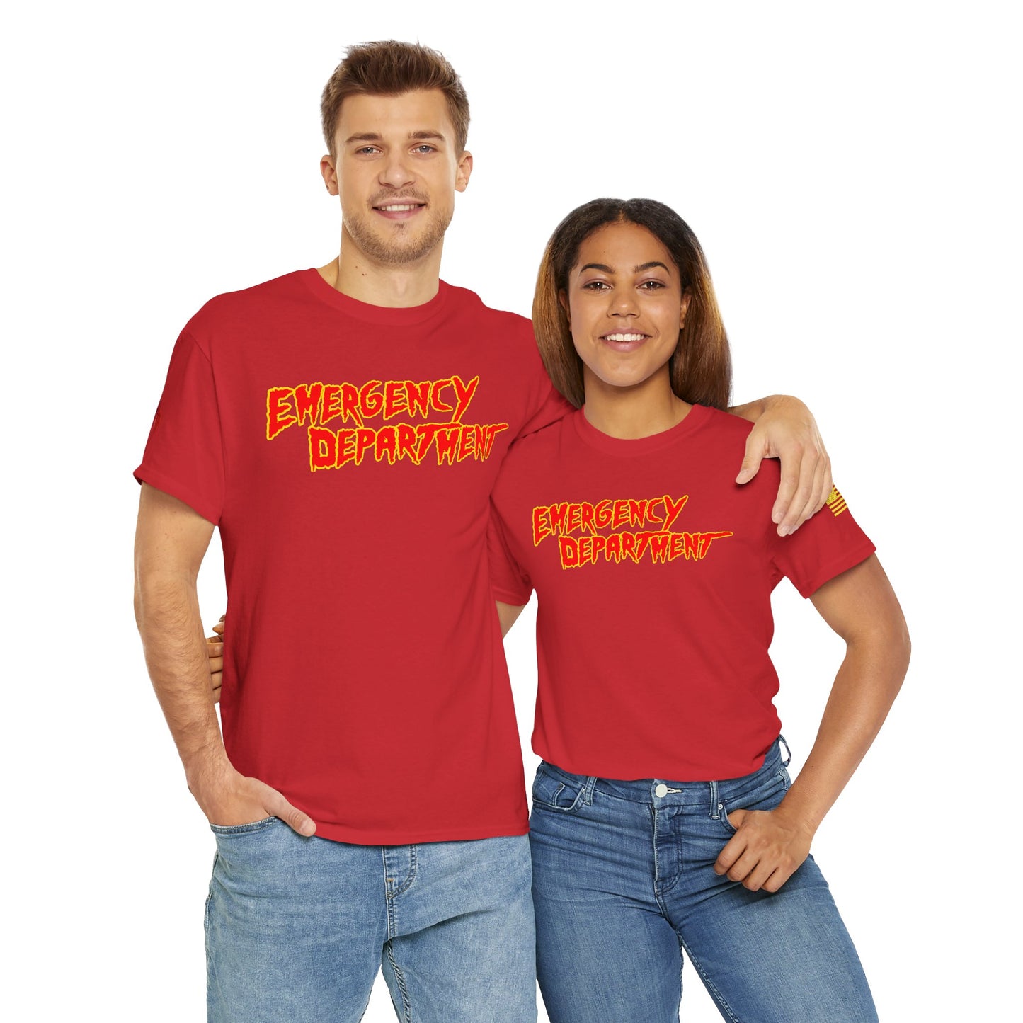 ER Mania Runnin Wild wrestling legend homage Unisex Heavy Cotton Tee