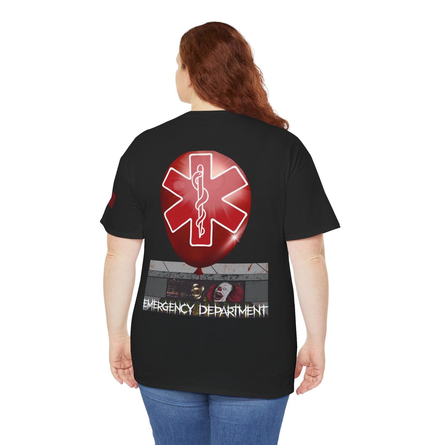 ER halloween clown t shirt Unisex Heavy Cotton Tee