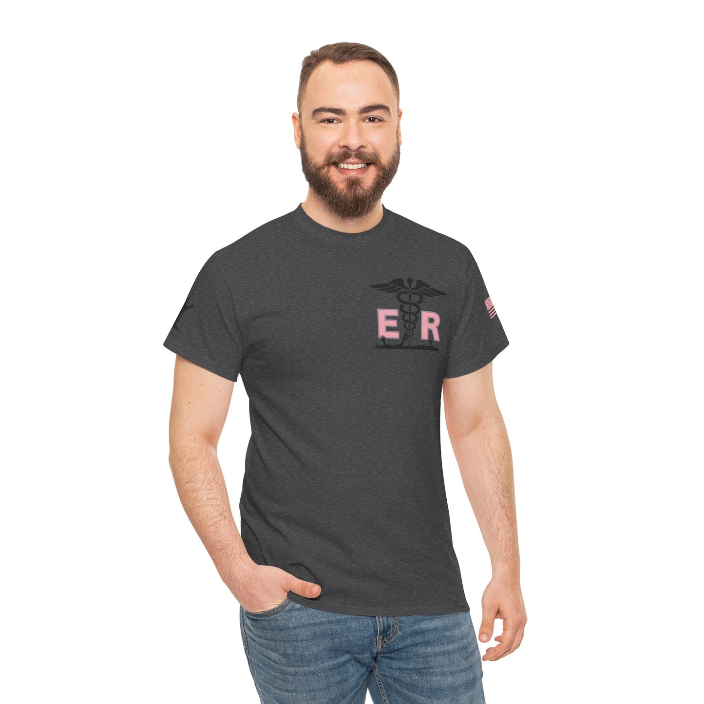 ER Halloween strawberry moon Night of the Living Dead t shirt Unisex Heavy Cotton Tee