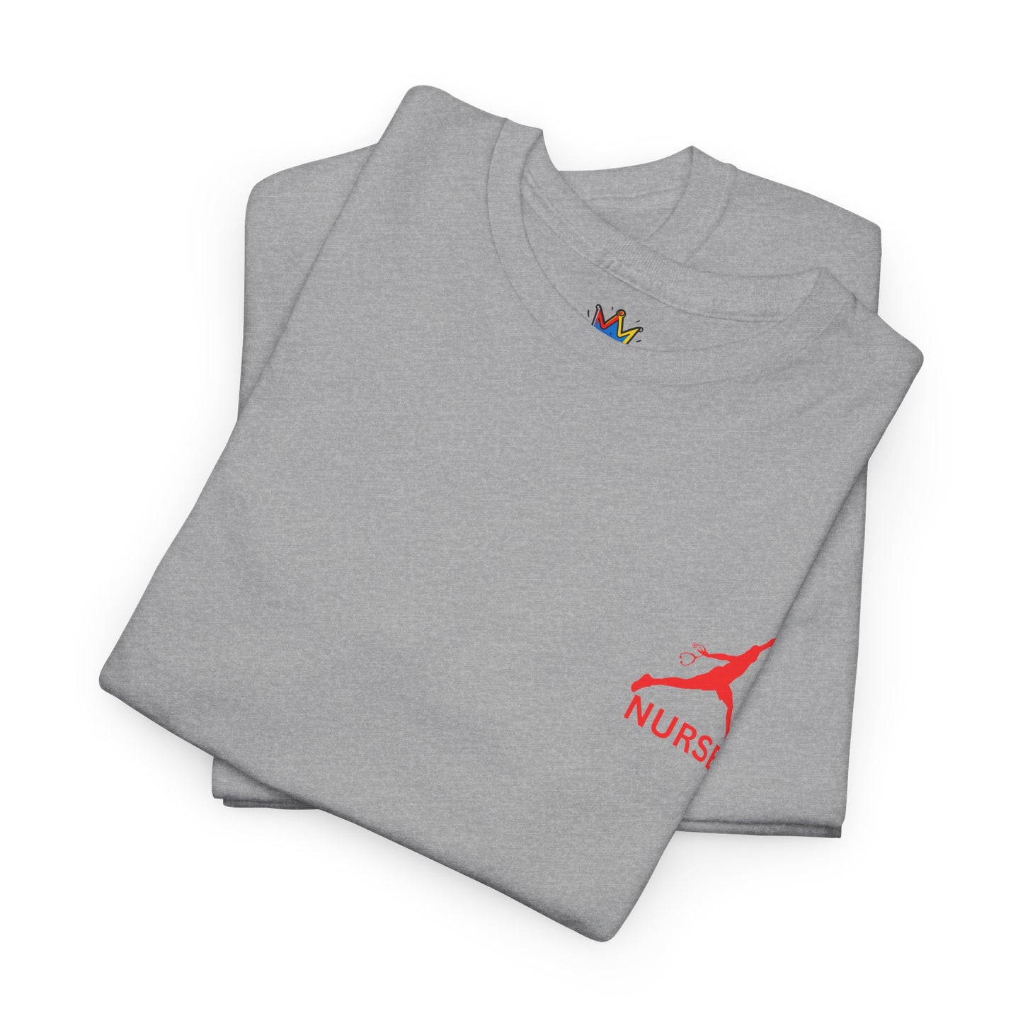 Nursing jumpman t shirt gift nurses week sporty nurse gift Unisex Heavy Cotton Tee