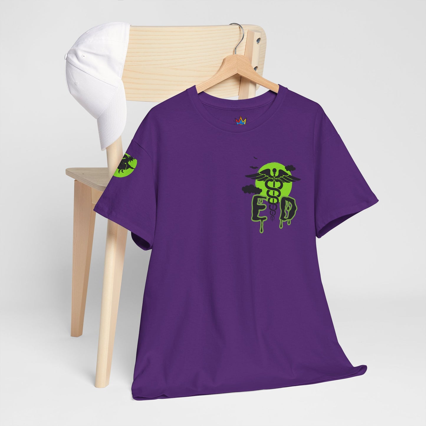 Witches Boiling Cauldron Halloween themed emergency department Unisex Heavy Cotton Tee