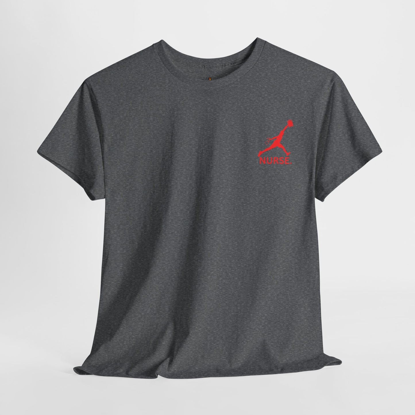 Nursing jumpman t shirt gift nurses week sporty nurse gift Unisex Heavy Cotton Tee