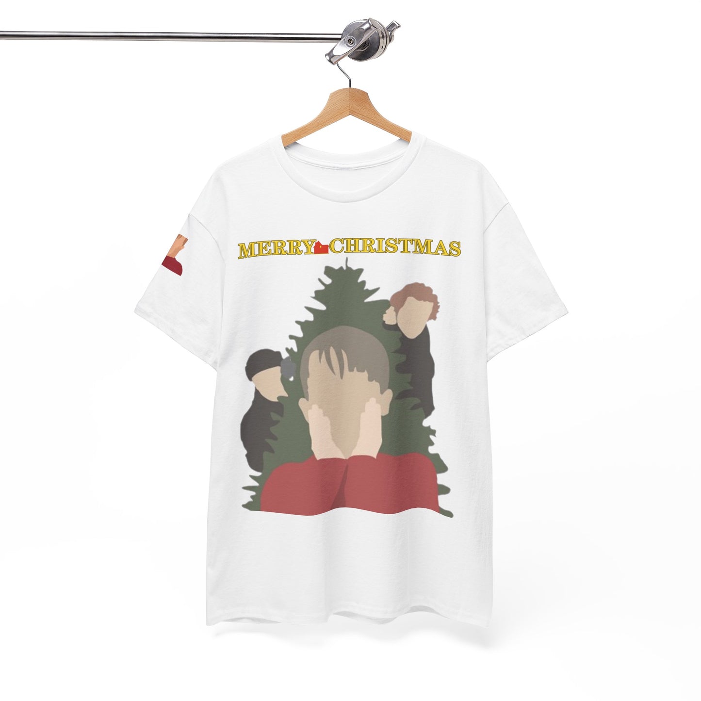 Home alone hospital edition Christmas Unisex Heavy Cotton Tee