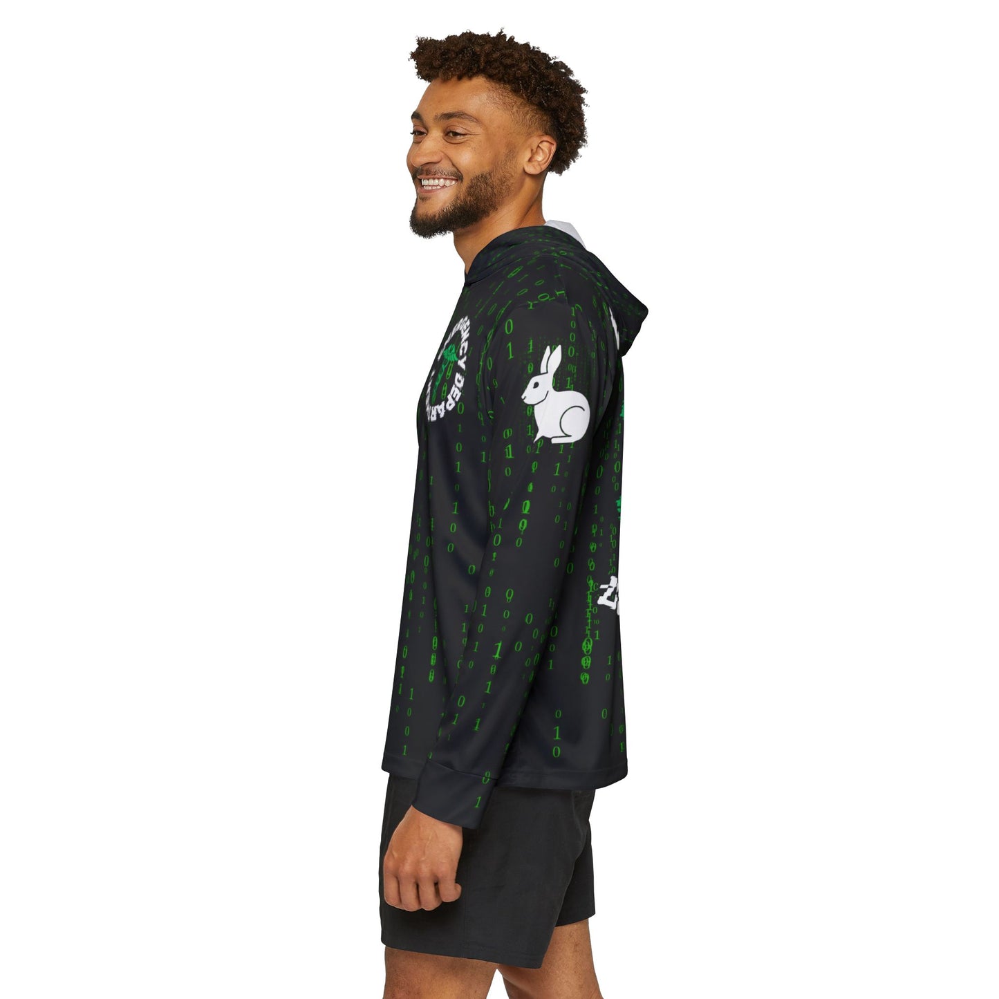 Escape the Matrix Code Emergency Department Sports Warmup Hoodie (AOP)