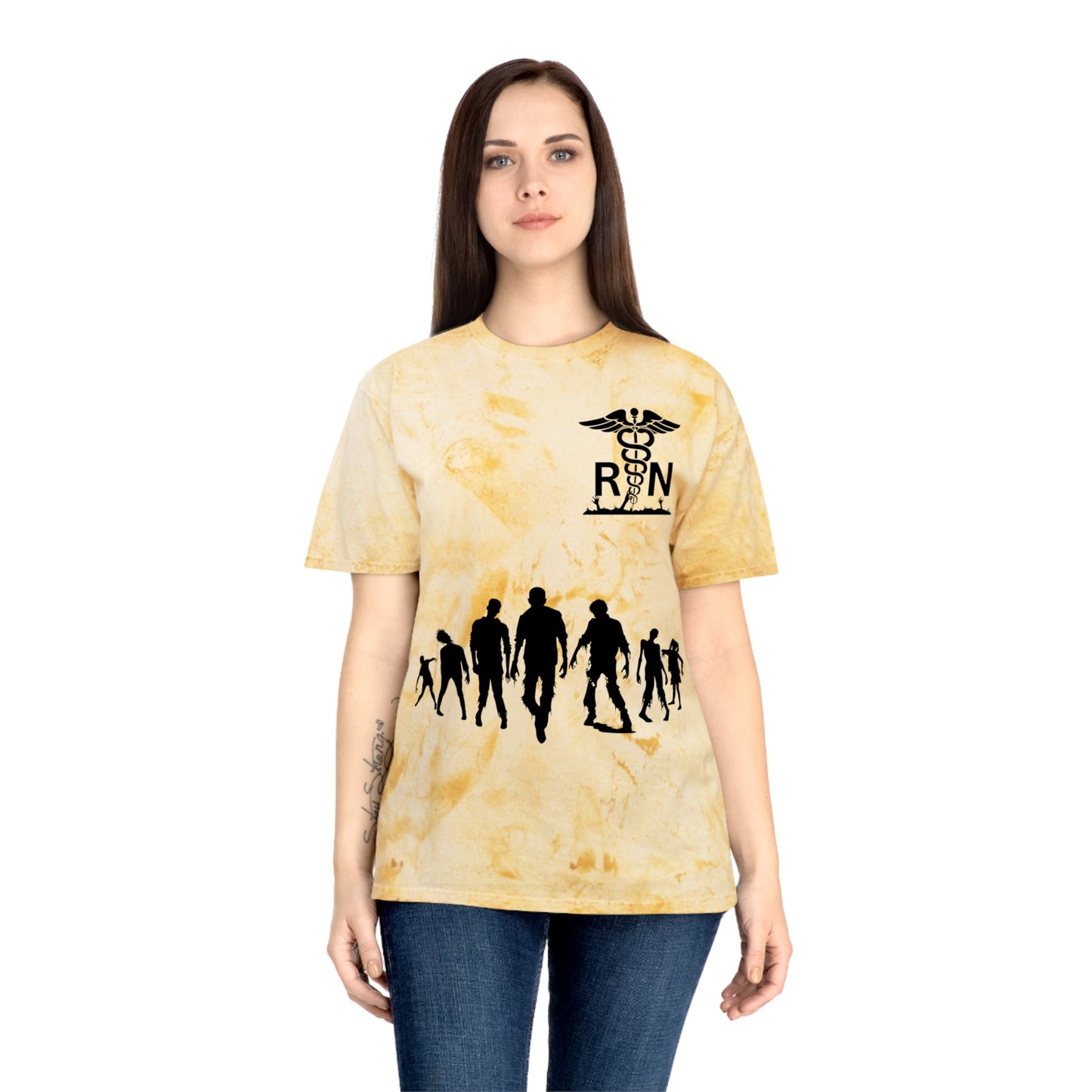 Night of the undead full blood moon zombie horde RN comfort colors Unisex Color Blast T-Shirt