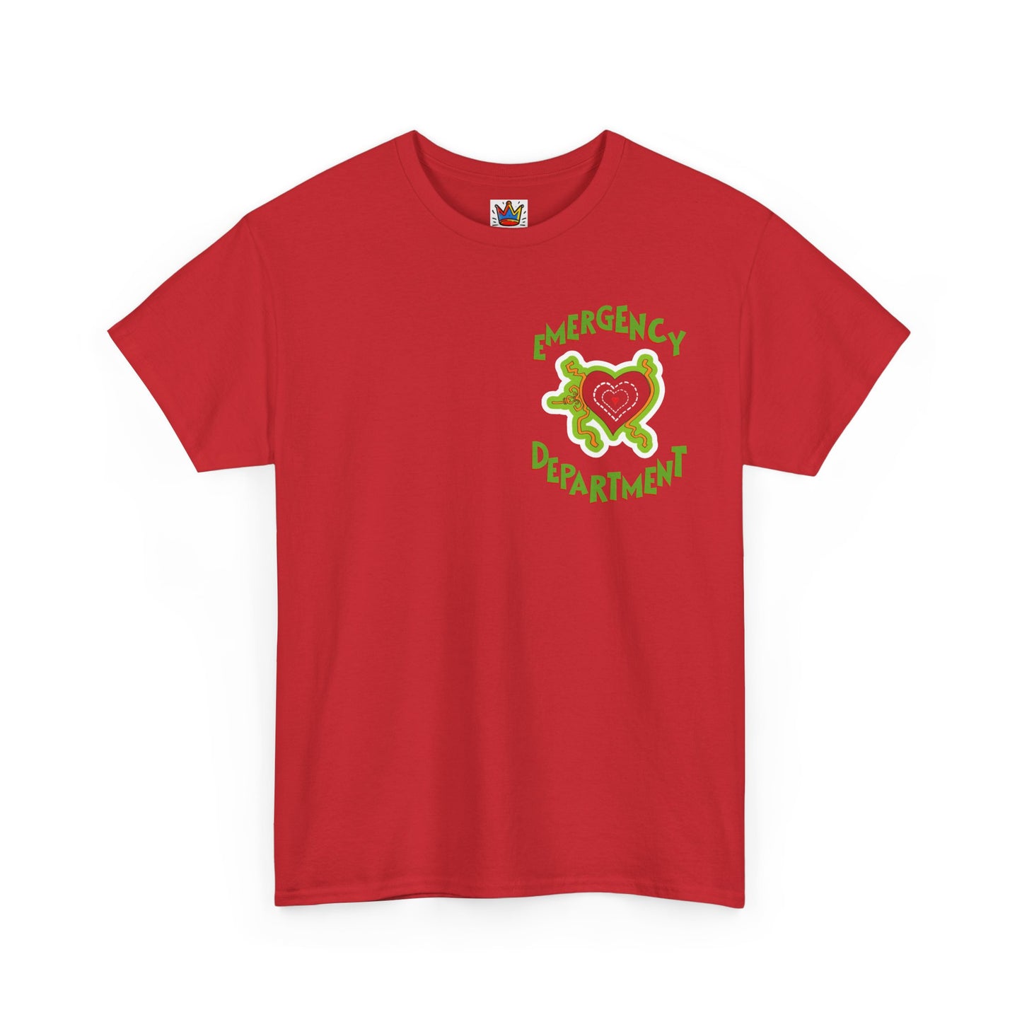Grinch Holiday EMS Tee, Christmas Emergency Department Shirt, Unisex Heavy Cotton T-Shirt, Nurse Gift, Medical EMT Paramedic Apparel
