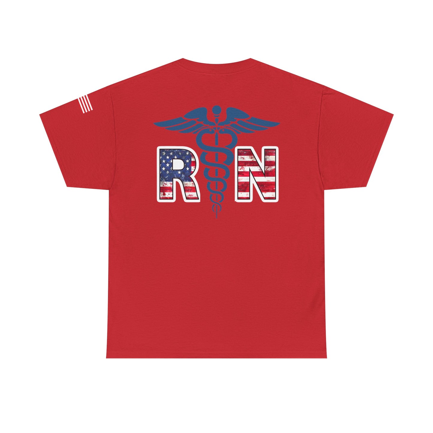 Patriotic nursing gift t shirt Unisex Heavy Cotton Tee