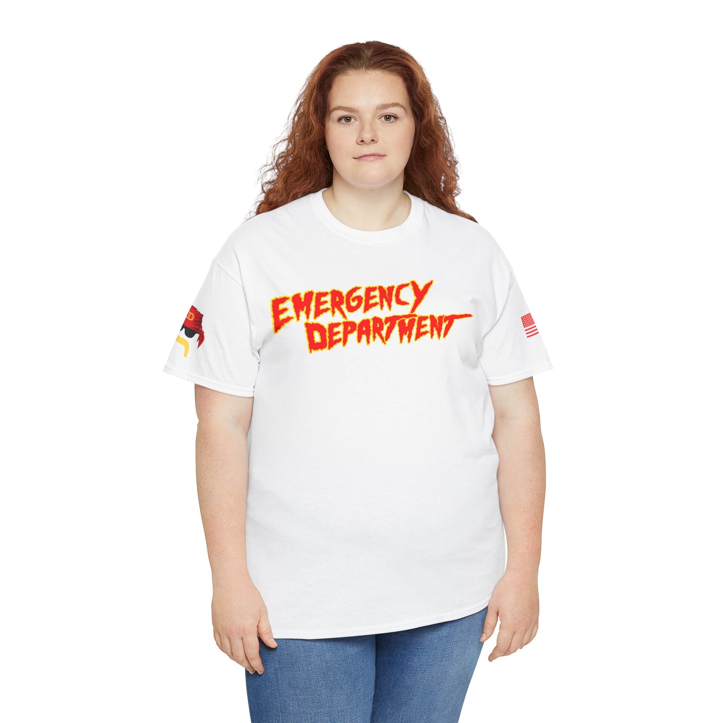 ER Mania Runnin Wild wrestling legend homage Unisex Heavy Cotton Tee