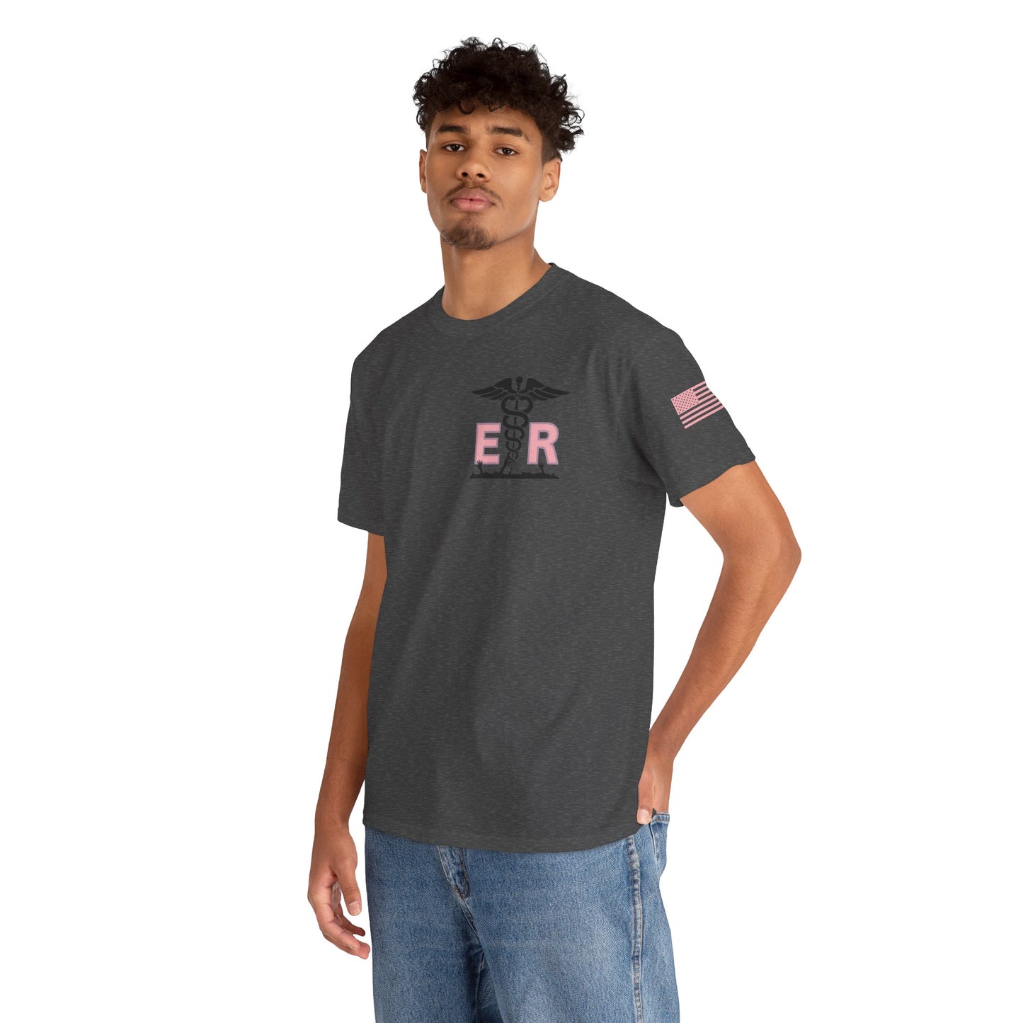 ER Halloween strawberry moon Night of the Living Dead t shirt Unisex Heavy Cotton Tee