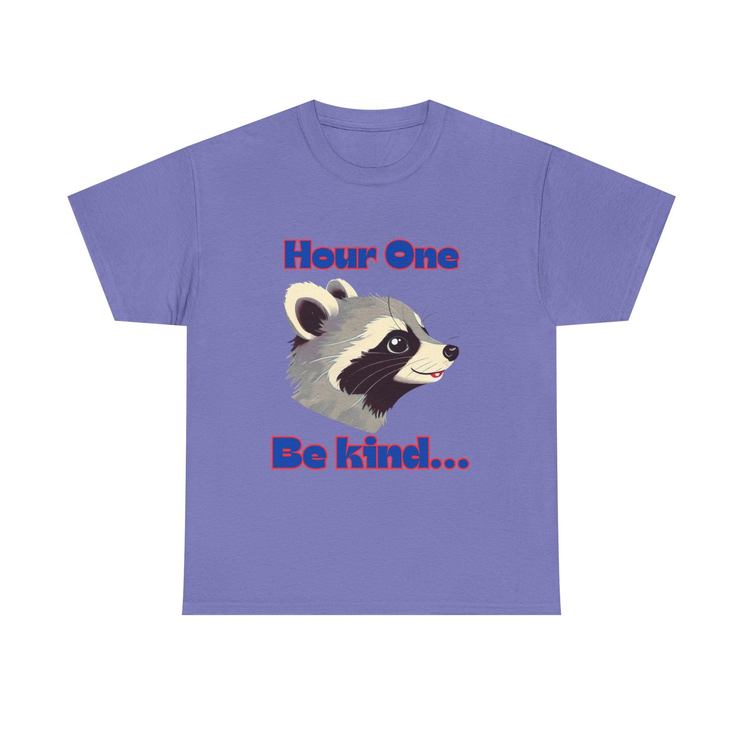 Funny nursing raccoon t shirt Be Kind its a long shift raccoon t-shirt healthcare worker hour one hour twelve before and after tee