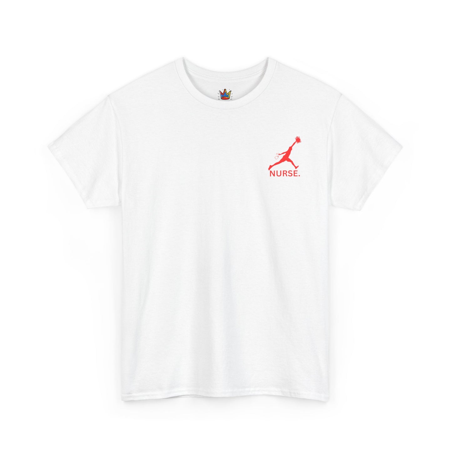 Nursing jumpman t shirt gift nurses week sporty nurse gift Unisex Heavy Cotton Tee